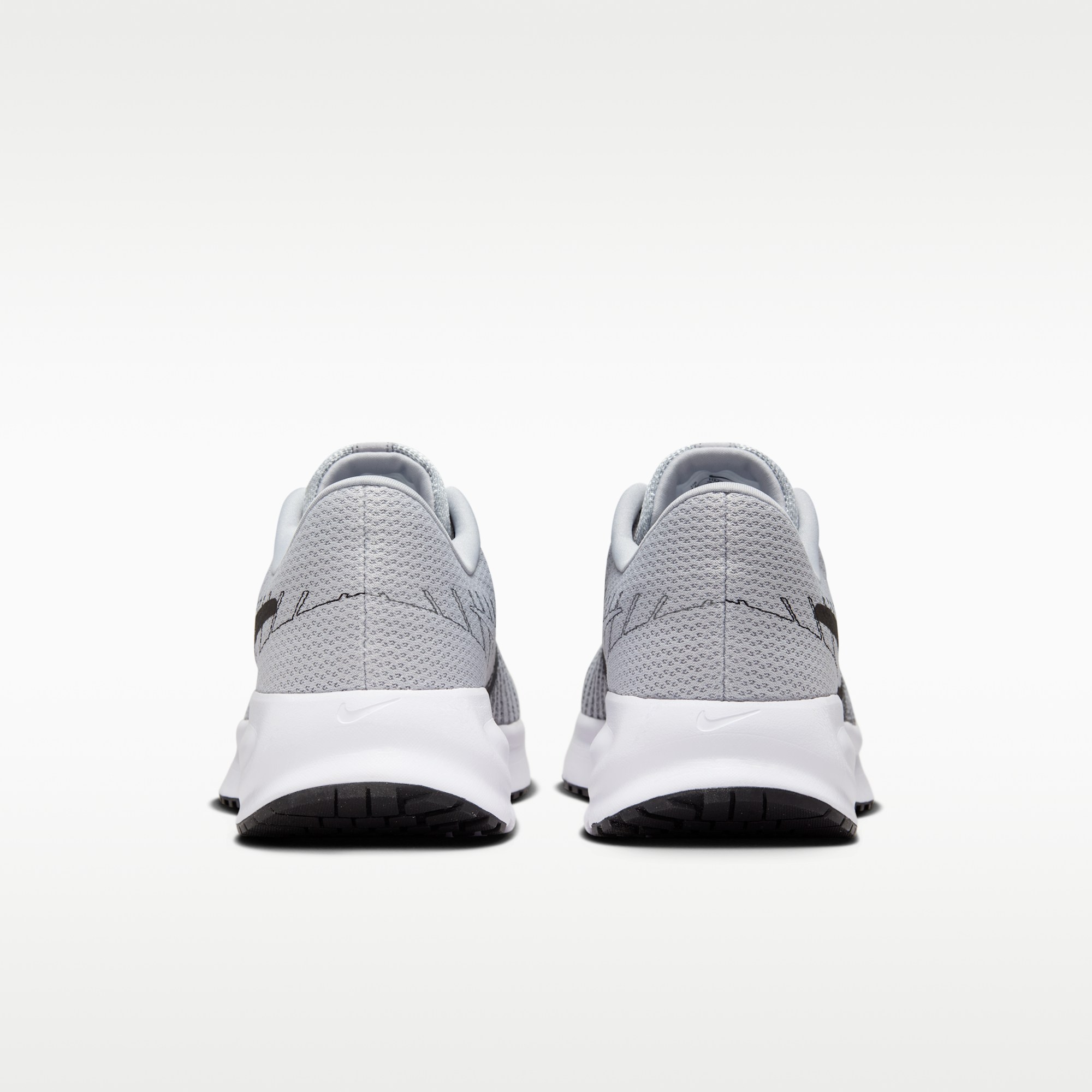 Nike Run Defy - Wolf Grey/Λευκό/Iron Grey/Μαύρο - 6