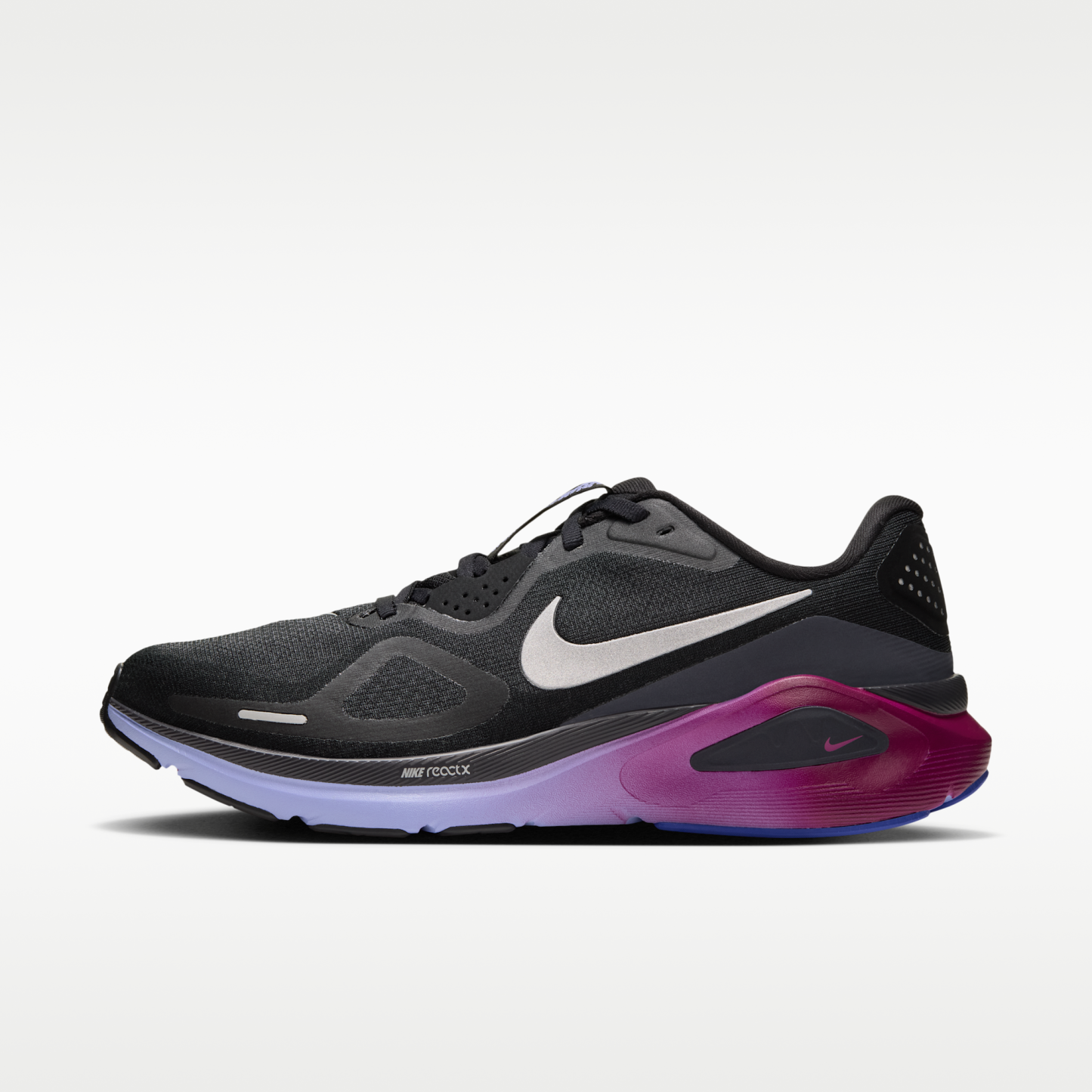 Nike Structure 26 - Μαύρο/Gridiron/Purple Pulse/Metallic Silver - 1