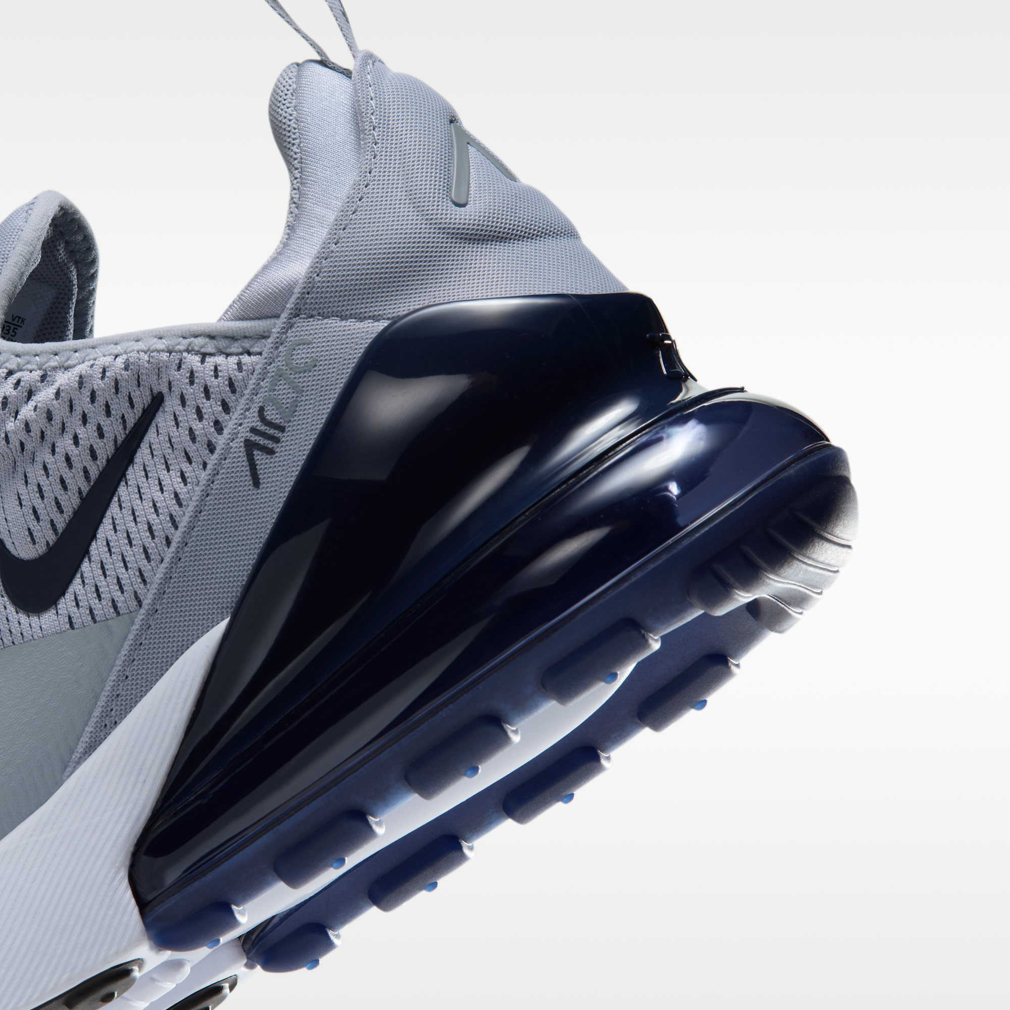 Nike Air Max 270 - Wolf Grey/Cool Grey/Λευκό/Obsidian - 8