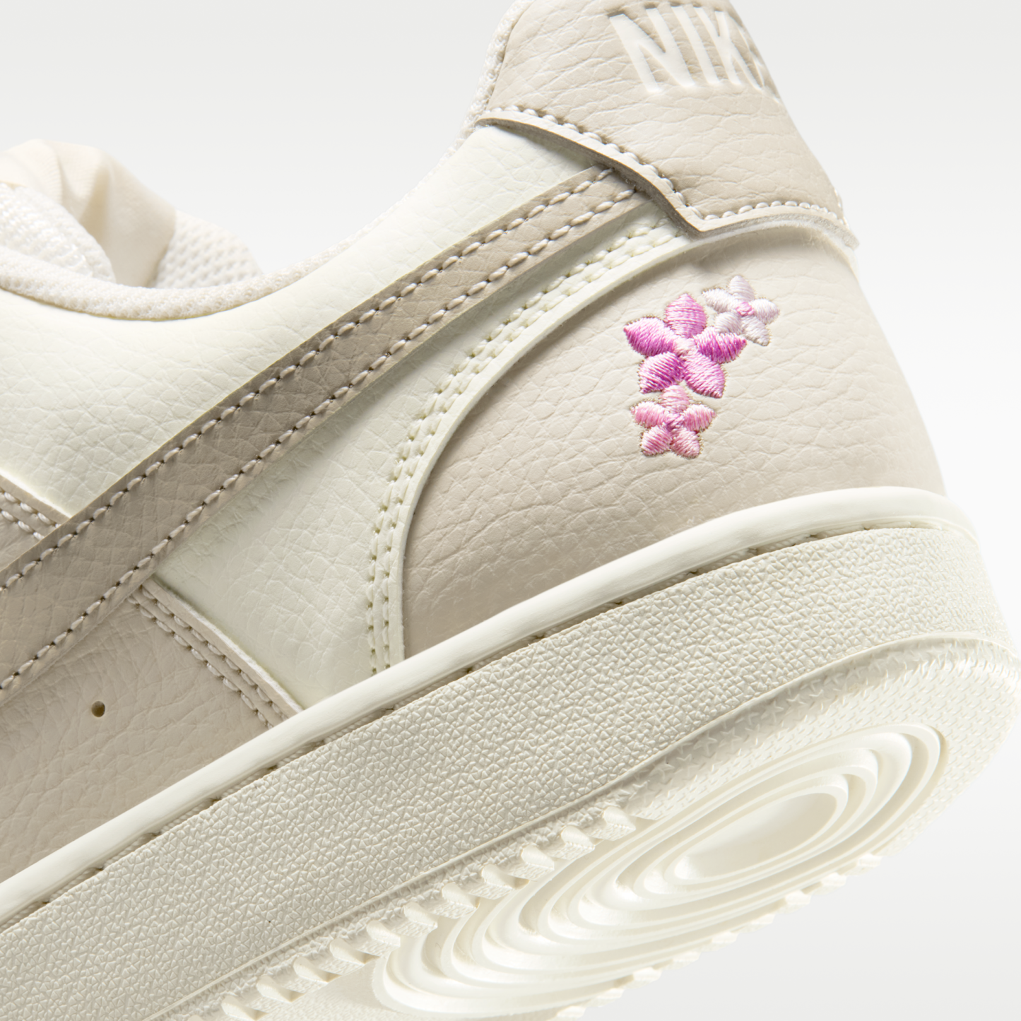 Nike Court Vision Low Next Nature - Sail/Light Orewood Brown/Cream II - 8