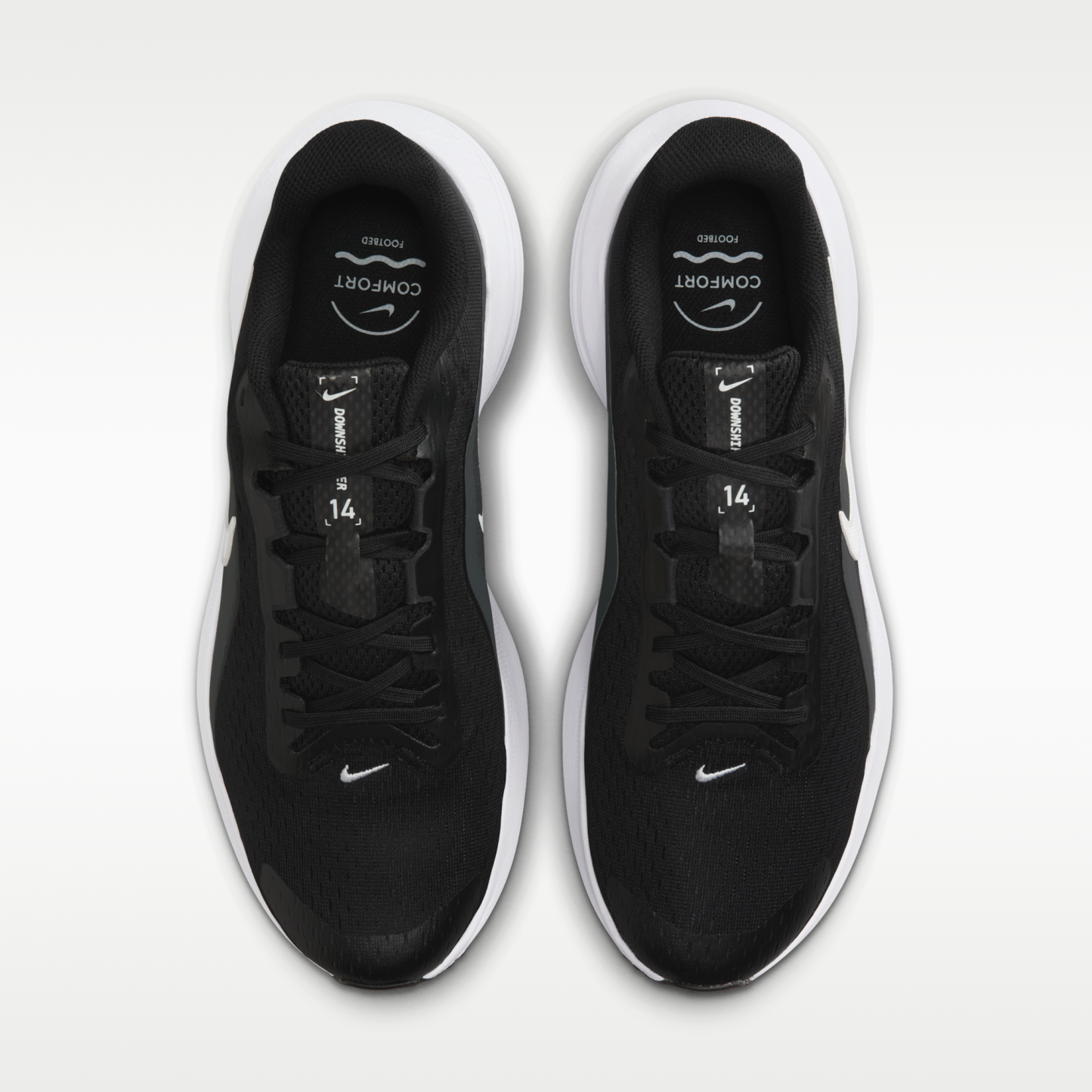 Nike Downshifter 14 - Μαύρο/Anthracite/Wolf Grey/Λευκό - 4