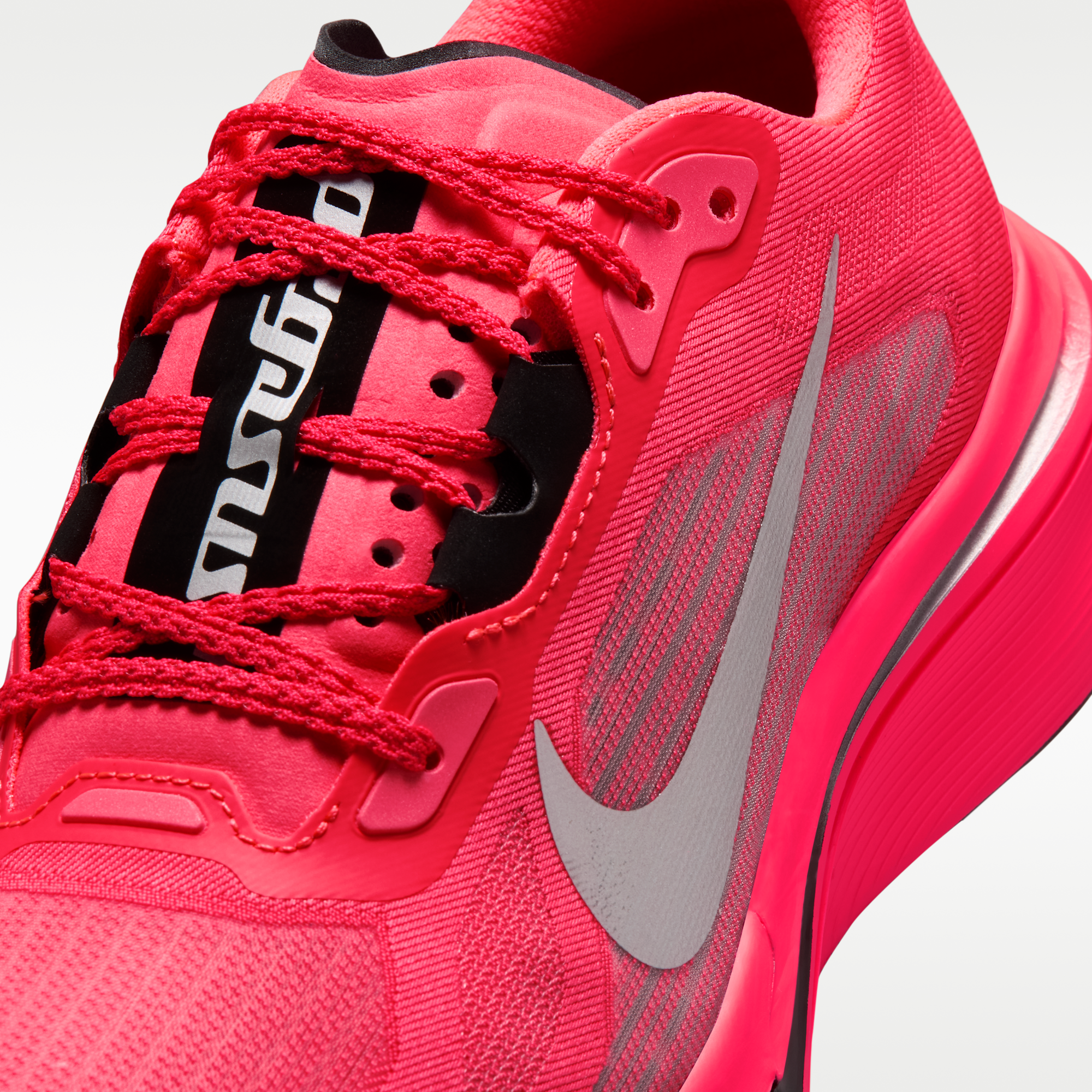 Nike Pegasus Plus 2 - Flash Crimson/Μαύρο/Λευκό/Metallic Silver - 7