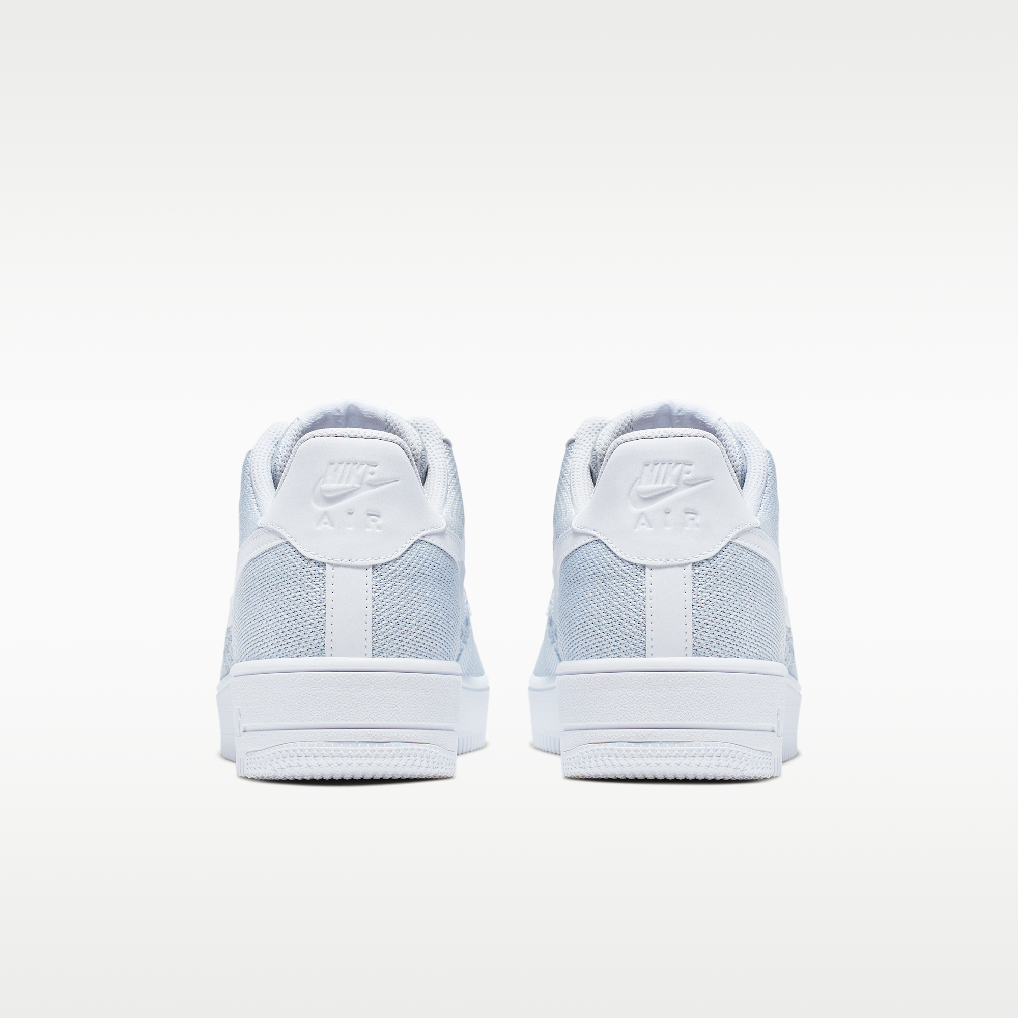 Nike Air Force 1 Flyknit 2.0 - Λευκό/Pure Platinum/Λευκό/Pure Platinum - 6