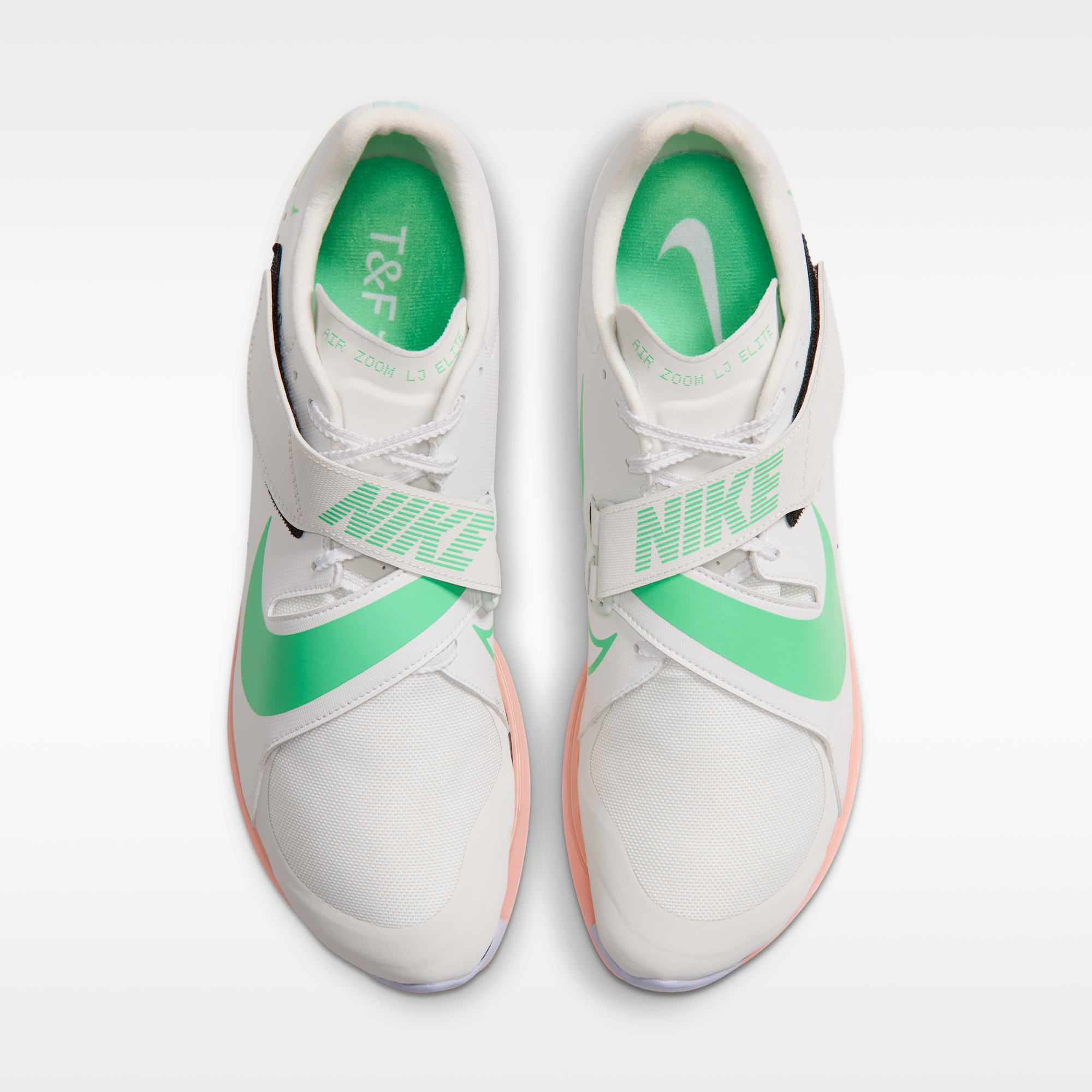 Nike Long Jump Elite - Summit White/Palest Purple/Jade Ice/Electro Green - 4