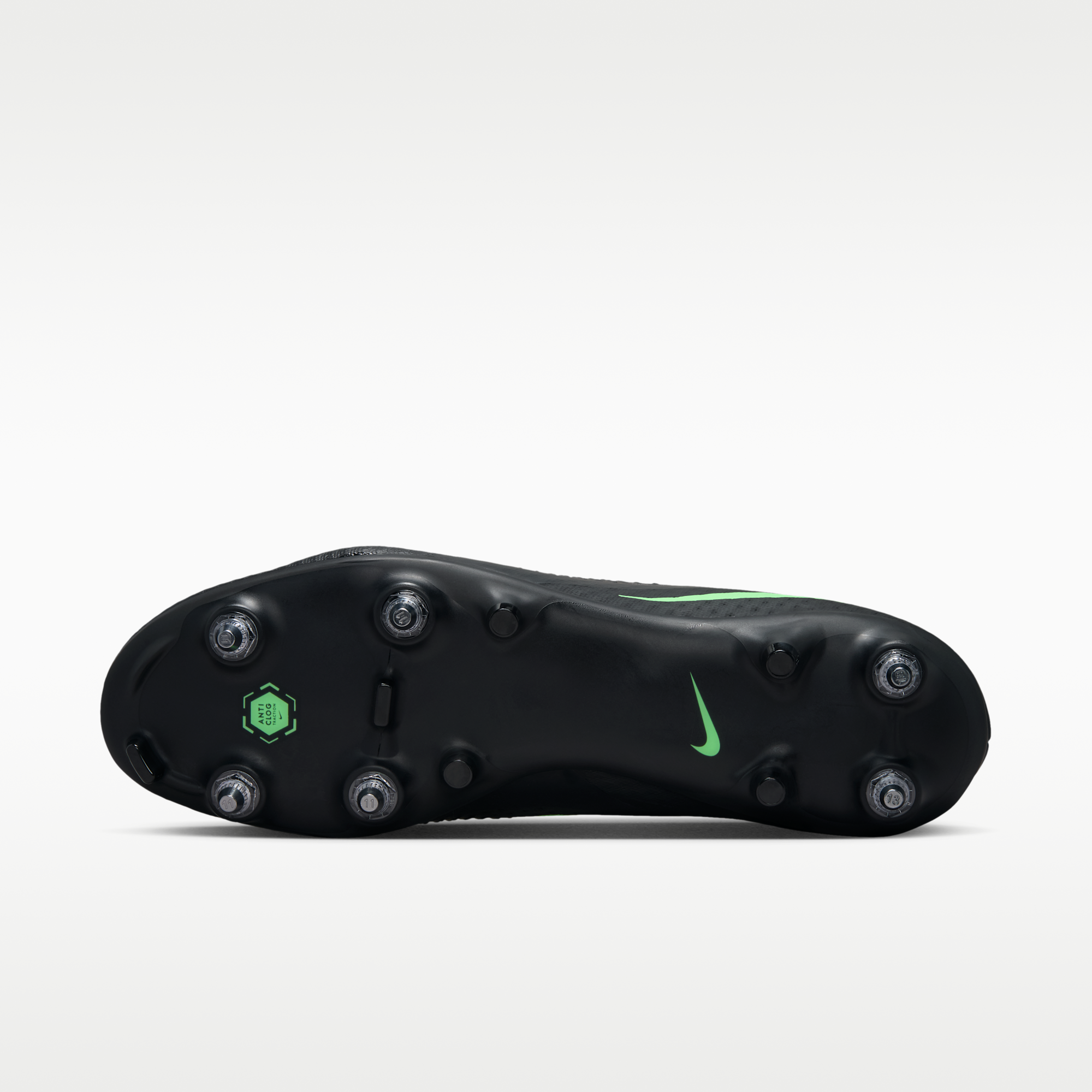 Nike Phantom 6 Low Academy - Μαύρο/Μαύρο/Illusion Green (HQ2315-001) - 2