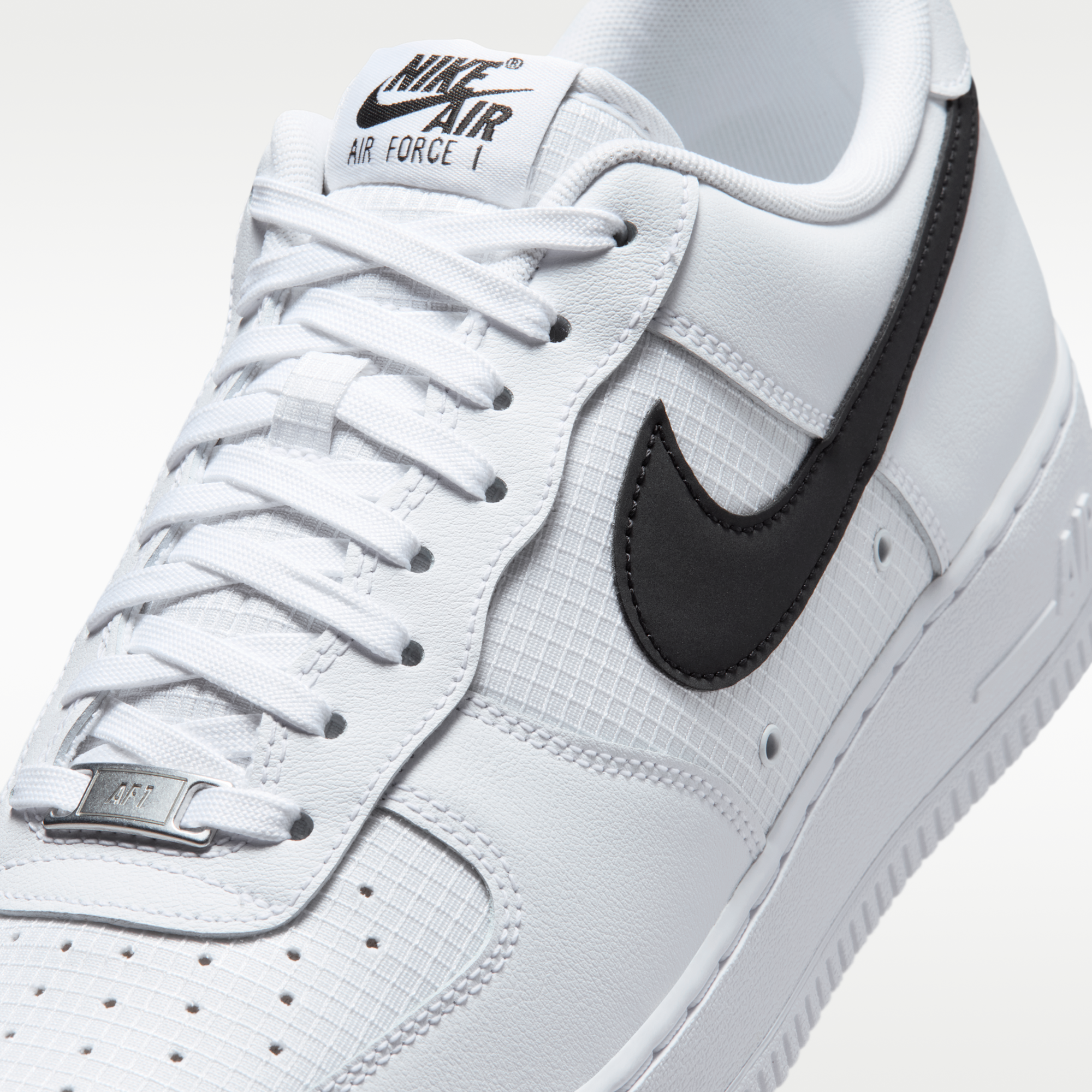 Nike Air Force 1 '07 LV8 - Λευκό/Λευκό/Μαύρο - 7