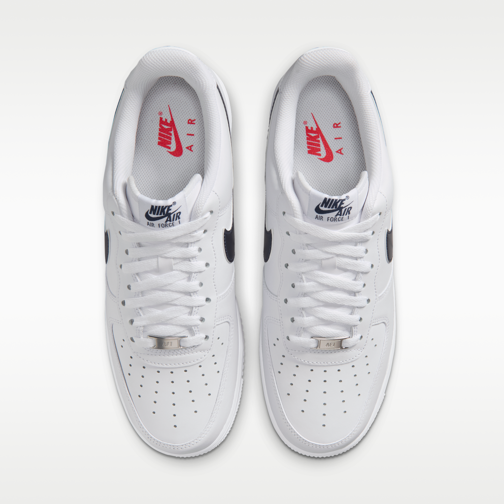 Nike Air Force 1 '07 LV8 "ΗΠΑ" - Λευκό/University Red/University Red/Midnight Navy - 4