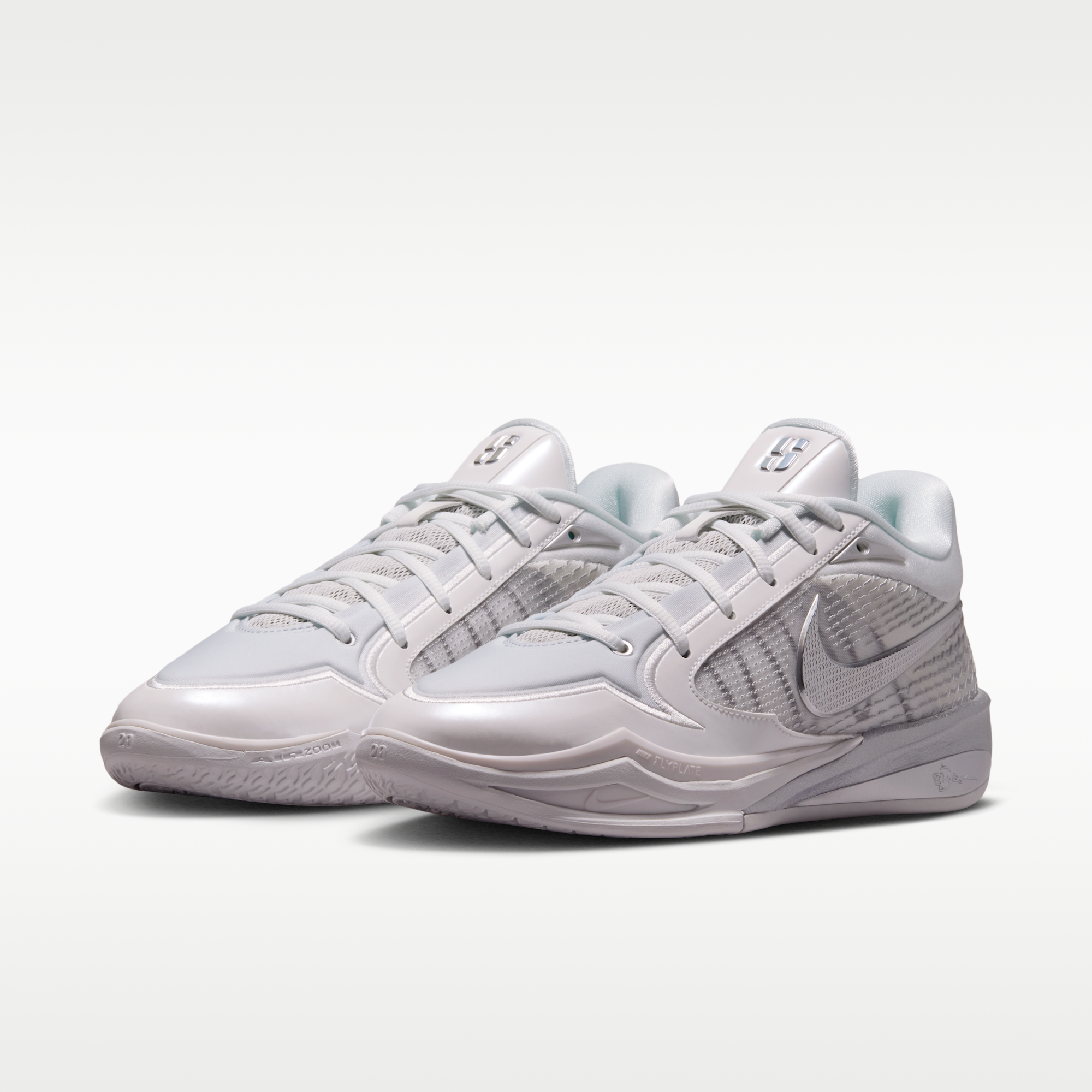 Sabrina 4 - Summit White/Μαύρο/Metallic Silver - 5