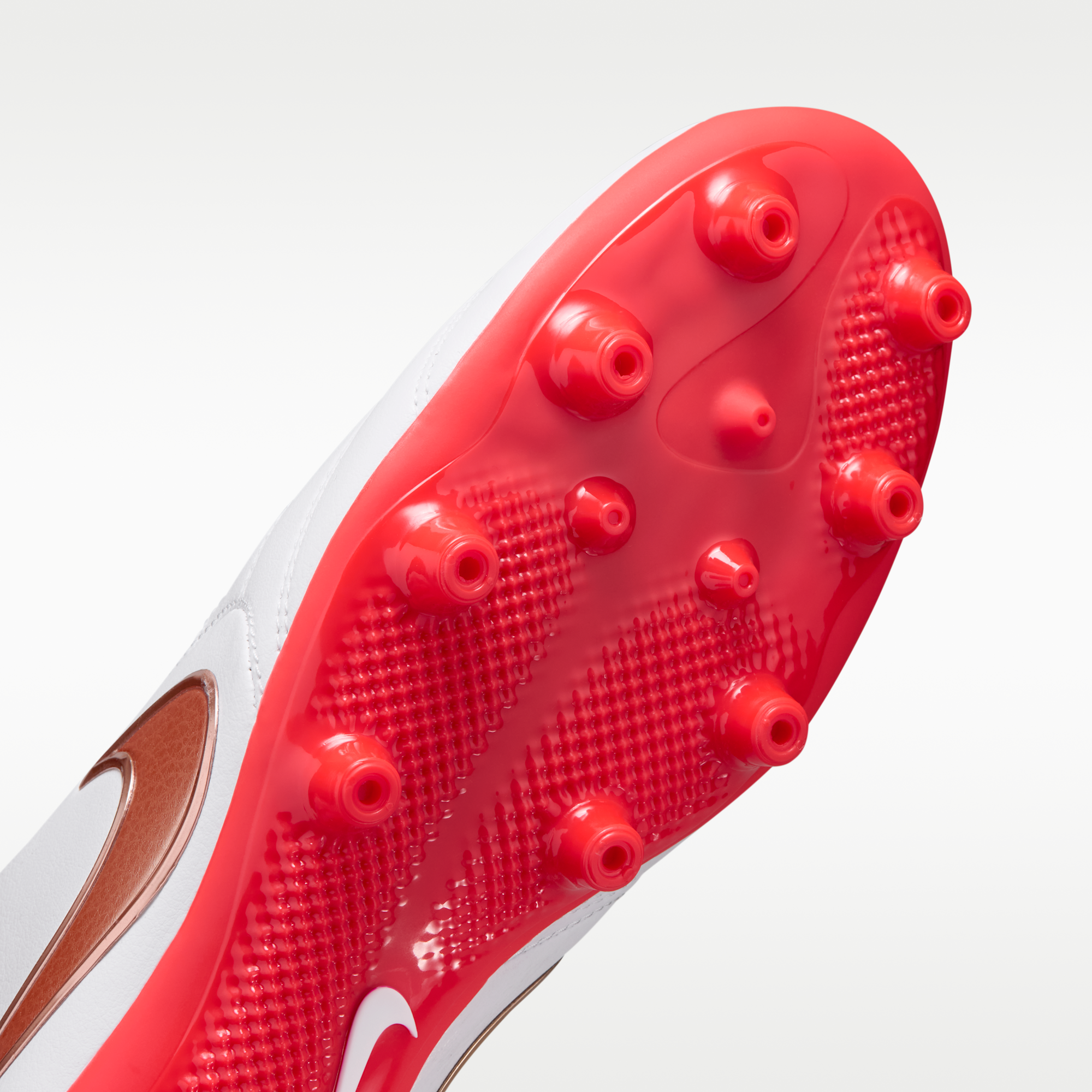 Nike Tiempo Ligera Pro - Λευκό/Bright Crimson/Blur (IO9609-100) - 7