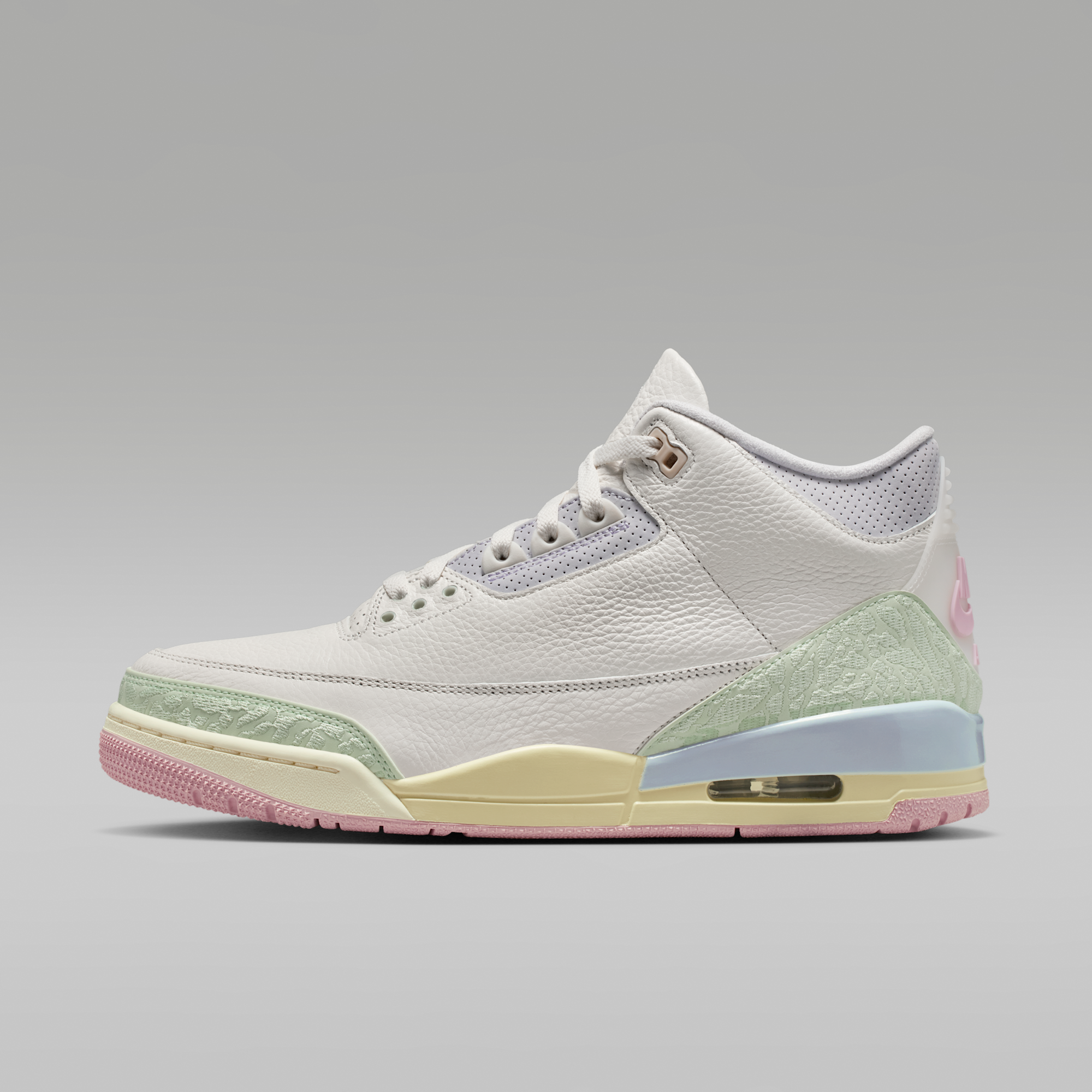 Air Jordan 3 "World's Best" - Sail/Aura/Iced Carmine/Jade Aura - 1