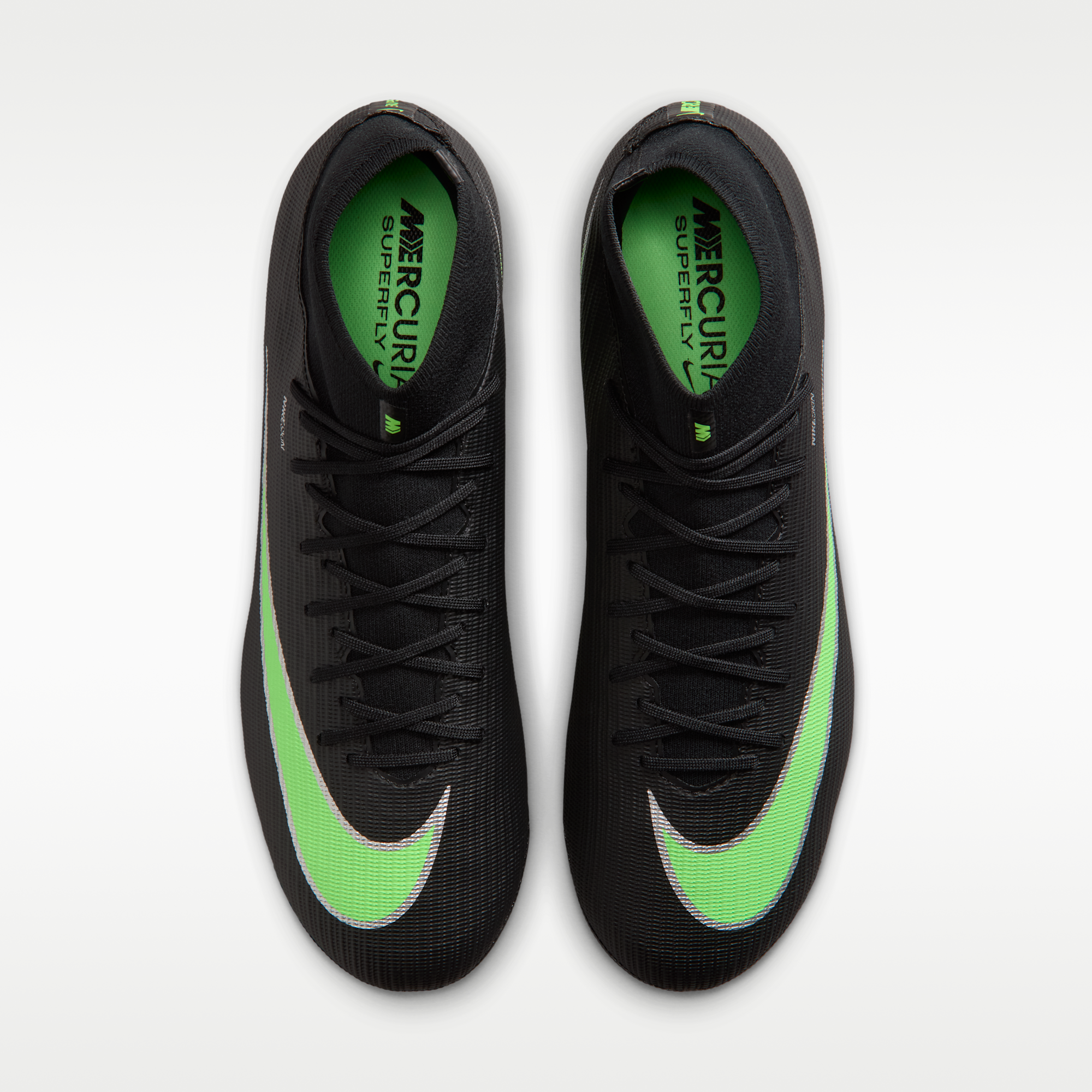 Nike Mercurial Superfly 11 Academy - Μαύρο/Μαύρο/Illusion Green (IO1496-001) - 4