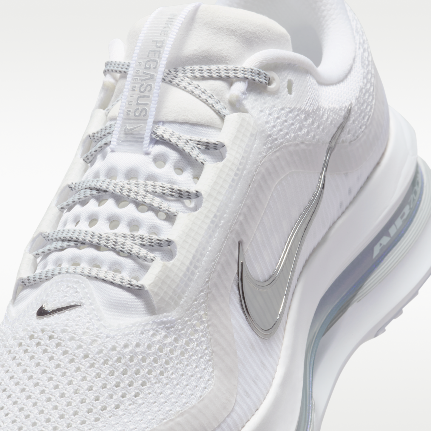 Nike Pegasus Premium - Λευκό/Metallic Silver/Metallic Silver - 7