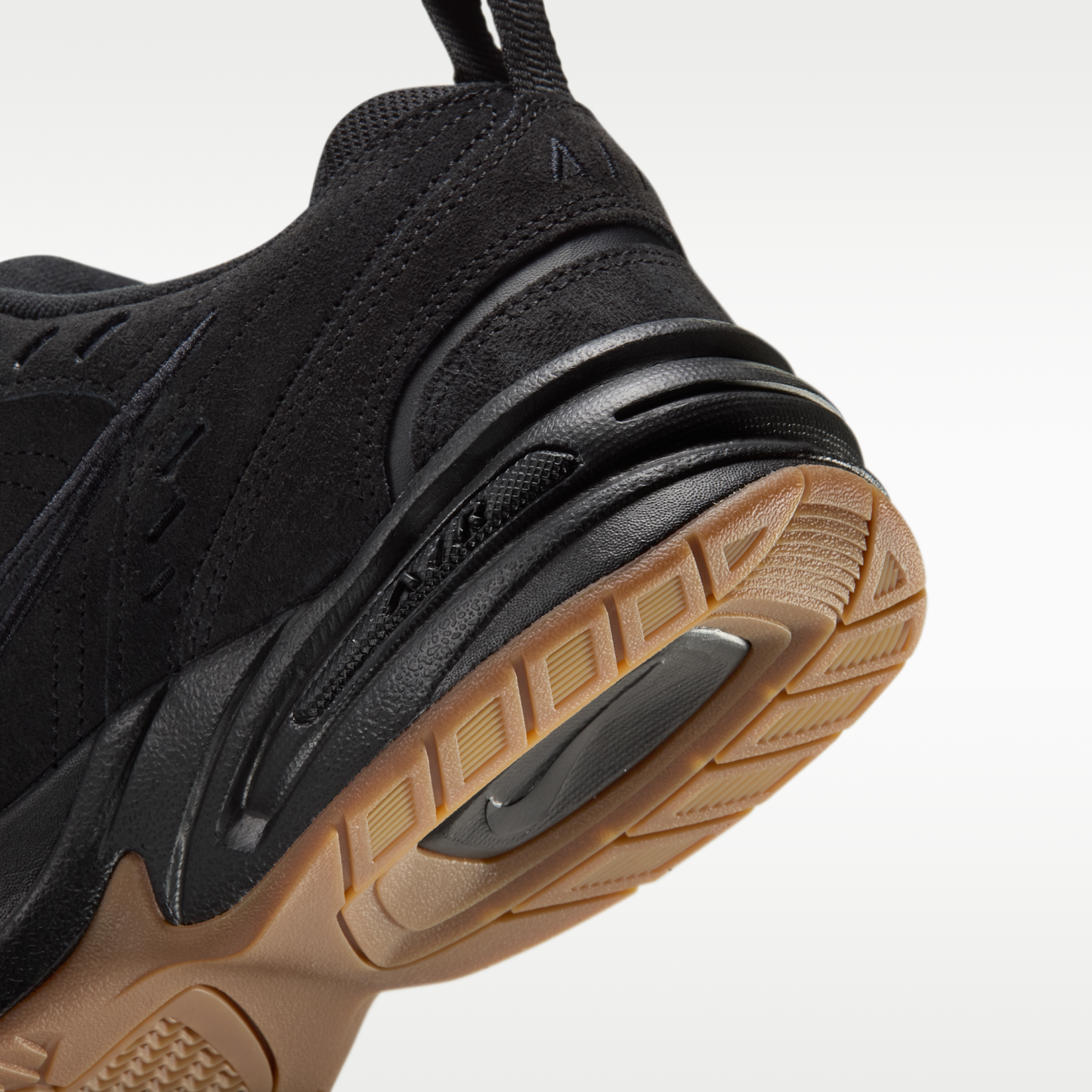 Nike Air Monarch IV - Μαύρο/Gum Medium Brown/Μαύρο - 8