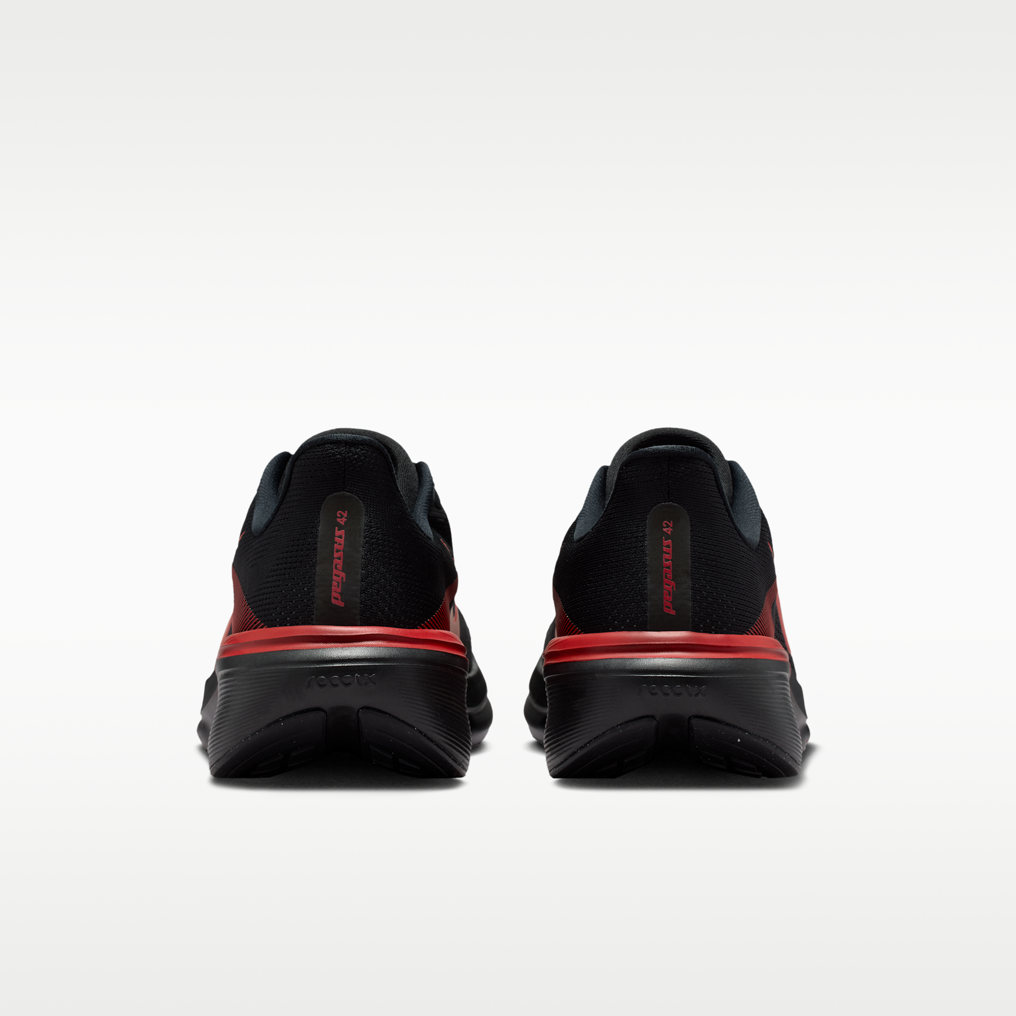 Nike Pegasus 42 - Μαύρο/University Red/Wolf Grey/Bright Crimson - 6