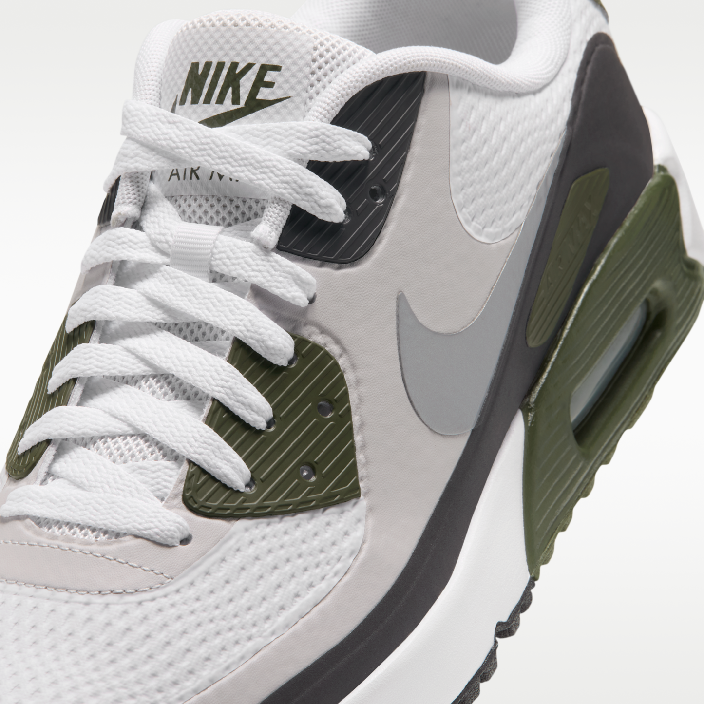 Nike Air Max 90 G - Λευκό/Medium Olive/Vast Grey/Metallic Silver - 7