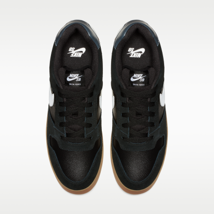 Nike SB Delta Force Vulc - Μαύρο/Gum Light Brown/Dark Grey/Λευκό - 4