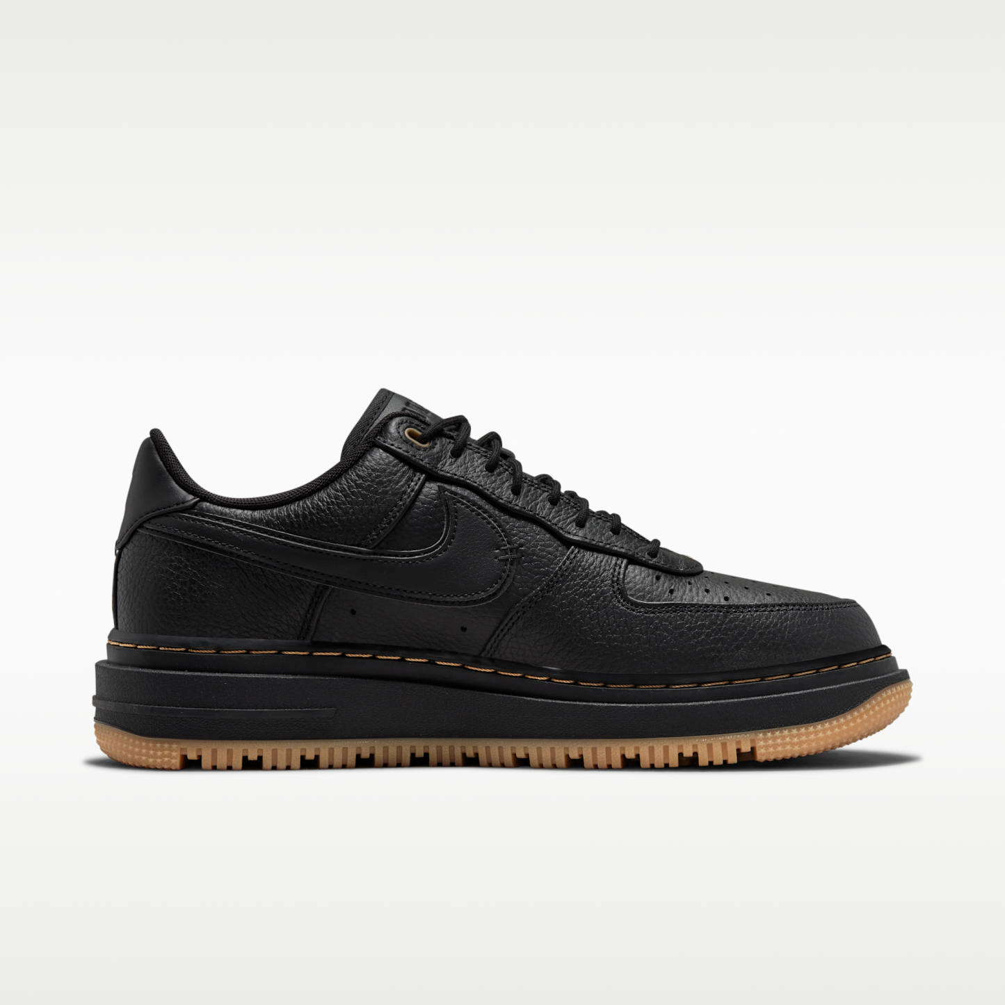 Nike Air Force 1 Luxe - Μαύρο/Bucktan/Gum Yellow/Μαύρο - 3