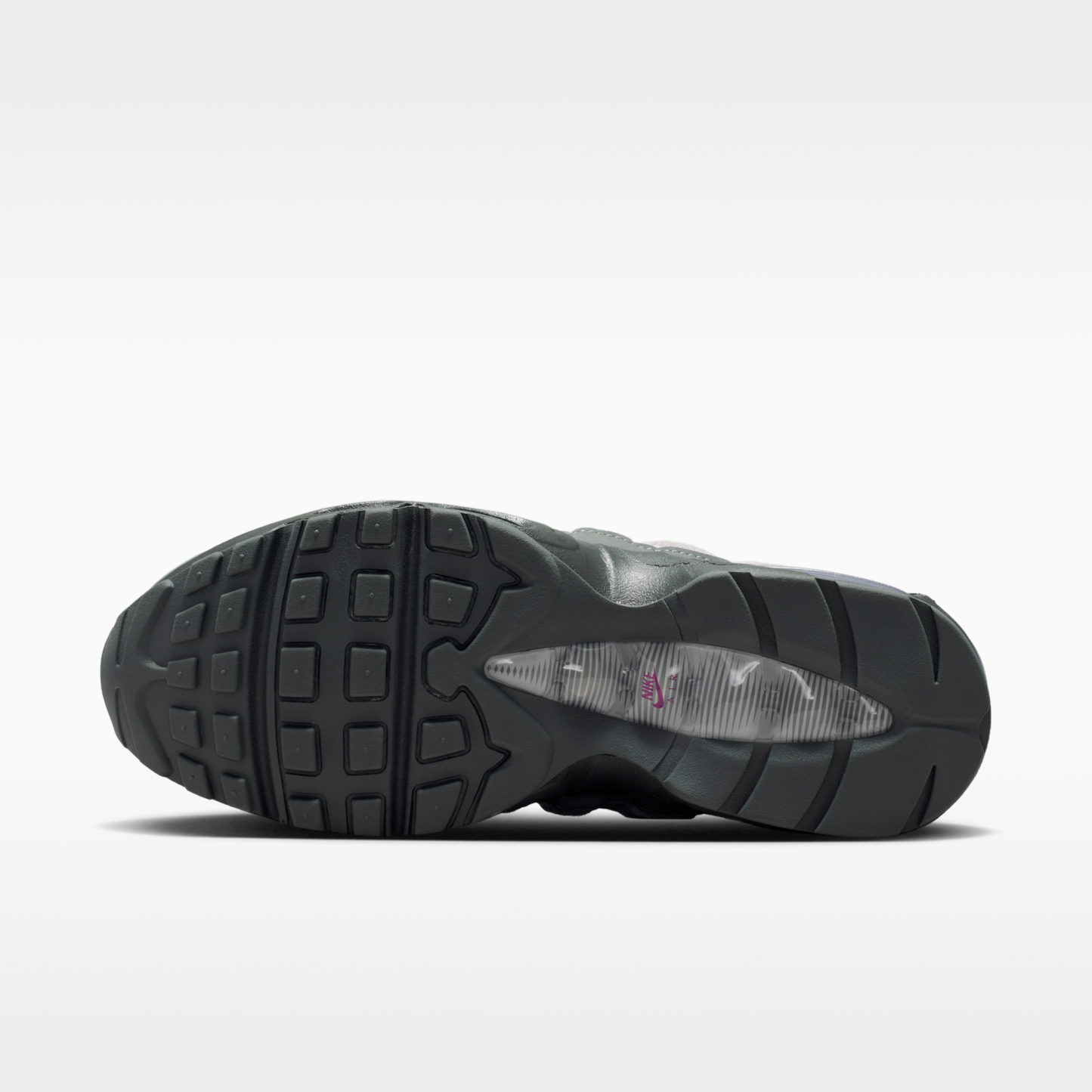 Nike Air Max 95 Big Bubble - Cool Grey/Light Smoke Grey/Vast Grey/Bold Berry - 2