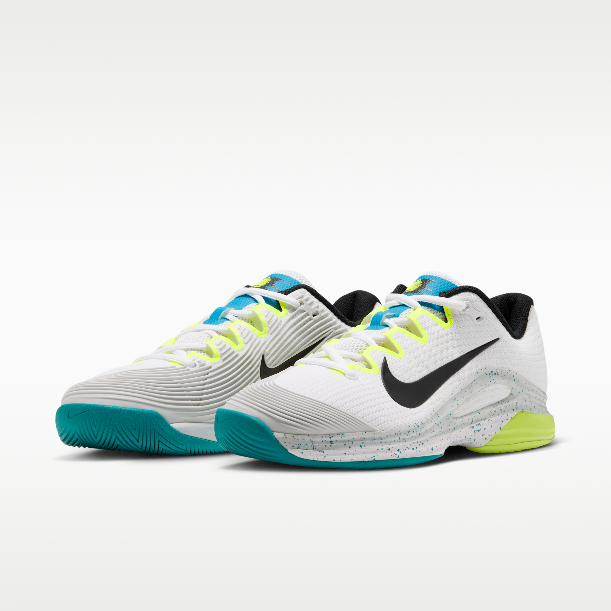 Nike Vapor 12 - Λευκό/Volt/Energy/Μαύρο - 5