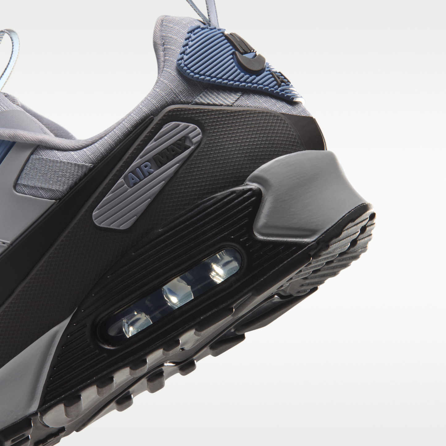 Nike Air Max 90 Drift - Medium Ash/Work Blue/Wolf Grey/Μαύρο - 8