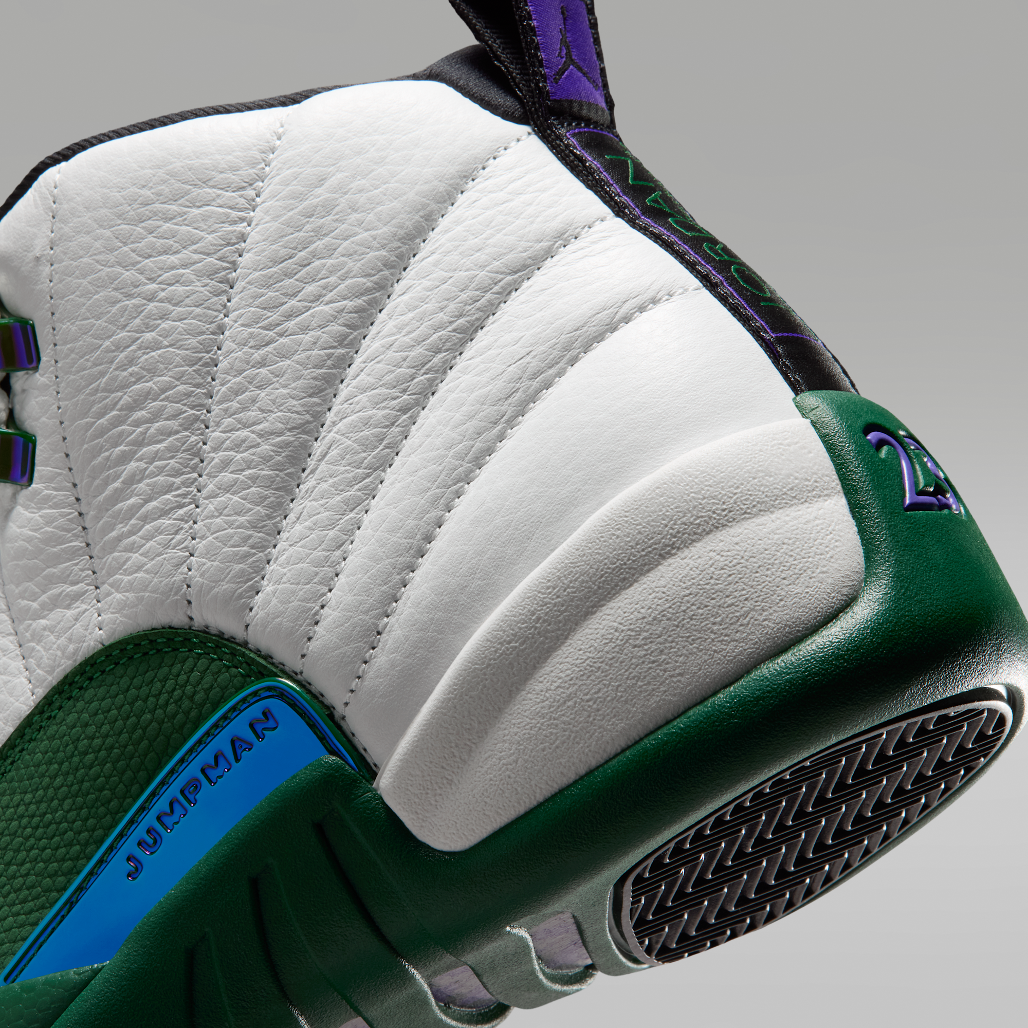 Air Jordan 12 Retro "Idols Become Rivals" - Summit White/Fierce Purple/Gorge Green - 8