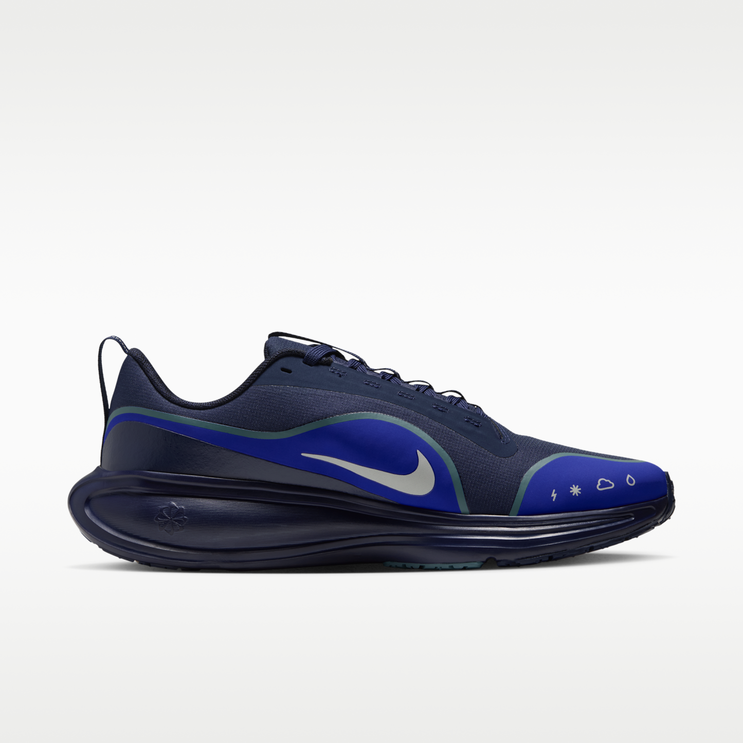 Nike Revolution 8 Utility - Midnight Navy/Racer Blue/Smokey Blue/Grey Mist - 3