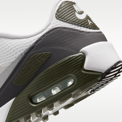 Nike Air Max 90 G - Λευκό/Medium Olive/Vast Grey/Metallic Silver - 8