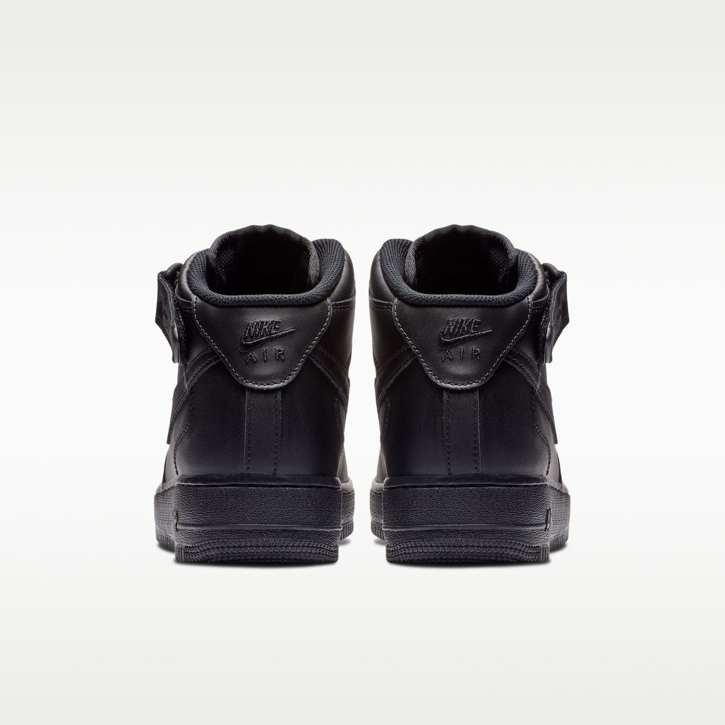 Nike Air Force 1 Mid '07 - Μαύρο/Μαύρο - 6