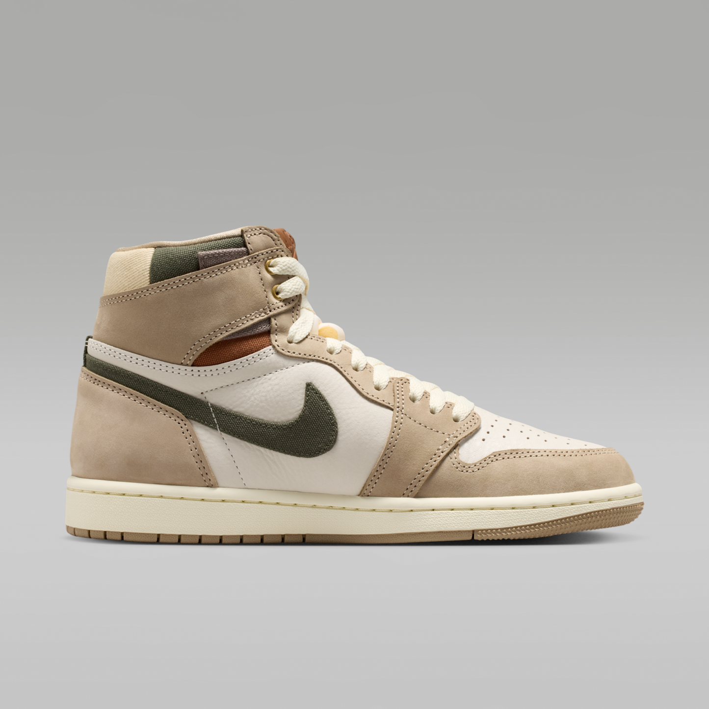 Air Jordan 1 Retro High OG - Khaki/Sail/Cargo Khaki/Πολύχρωμο - 3