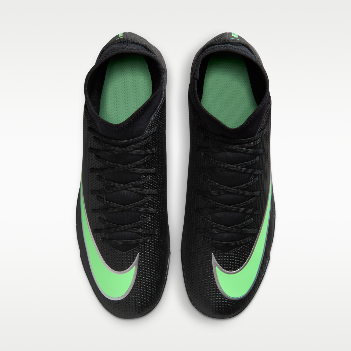 Nike Mercurial Superfly 11 Club - Μαύρο/Μαύρο/Illusion Green (IO1498-001) - 4