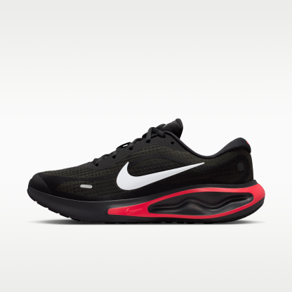Nike Journey Run - Μαύρο/Dark Smoke Grey/Red Orbit/Λευκό - 1