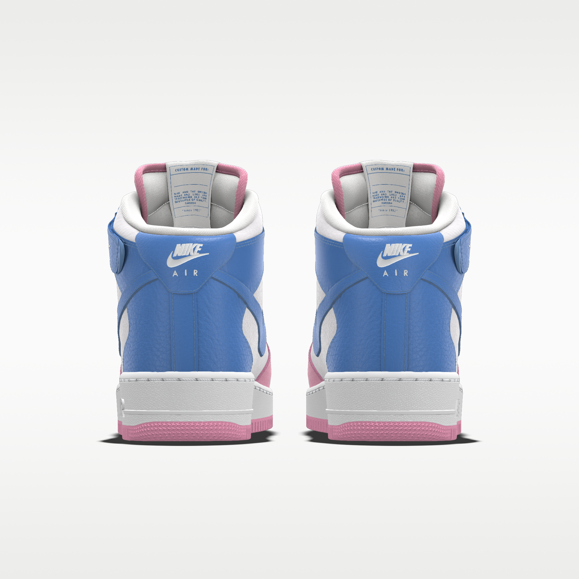 Nike Air Force 1 Mid By You - Πολύχρωμο/Πολύχρωμο/Πολύχρωμο (4523234192) - 5