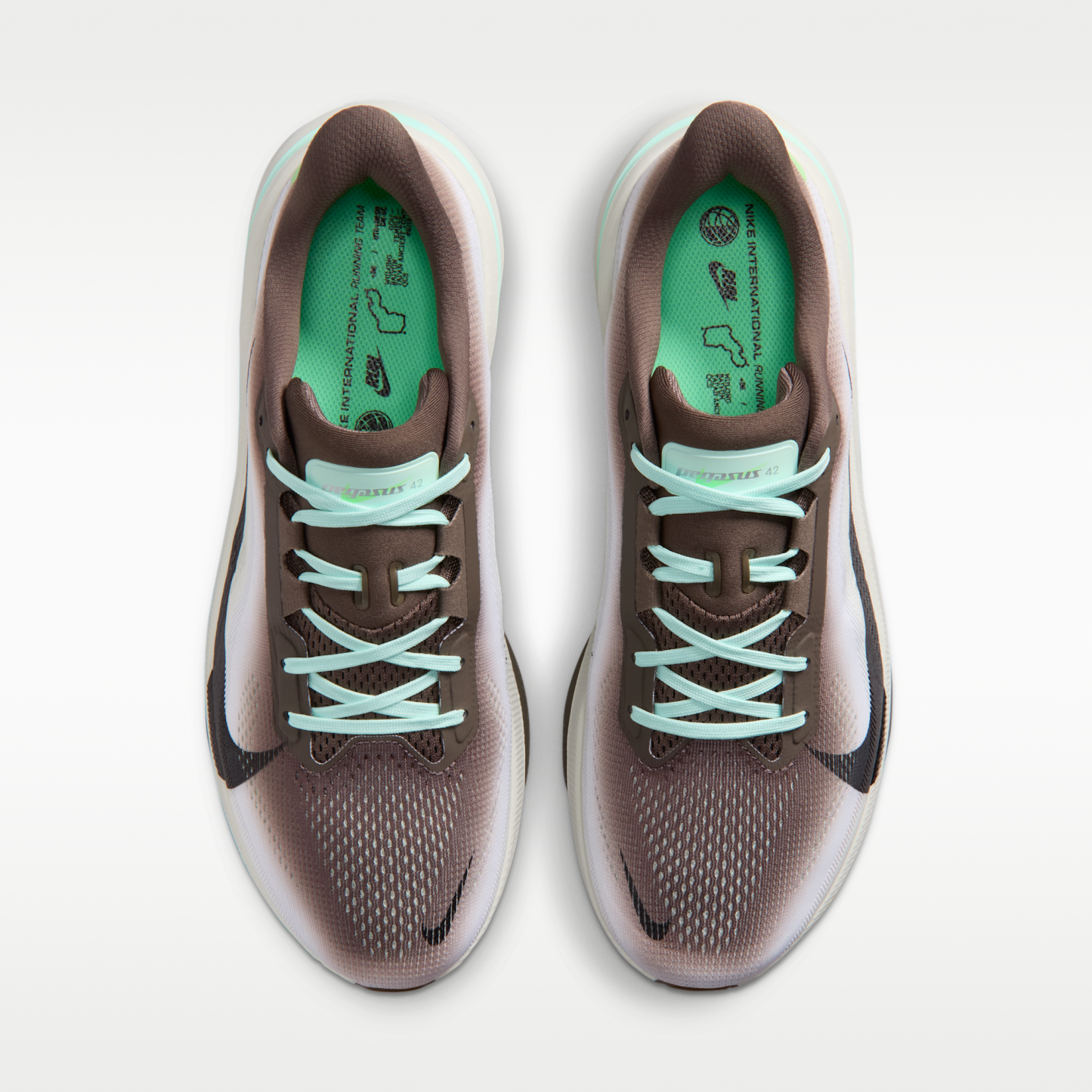 Nike Pegasus 42 - Ironstone/Sea Glass/Arctic Green/Μαύρο - 4
