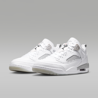 Jordan Spizike Low - Λευκό/Grey Fog/Fire Red/Μαύρο - 5