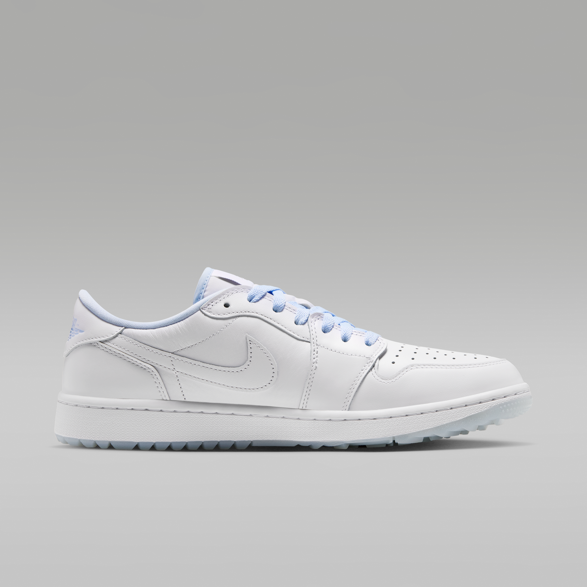 Air Jordan 1 Low G - Λευκό/Hydrogen Blue/Metallic Silver/Λευκό - 3
