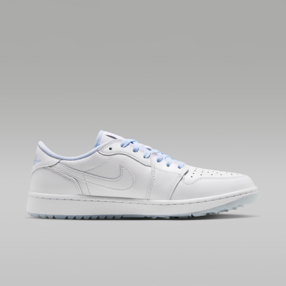 Air Jordan 1 Low G - Λευκό/Hydrogen Blue/Metallic Silver/Λευκό - 3