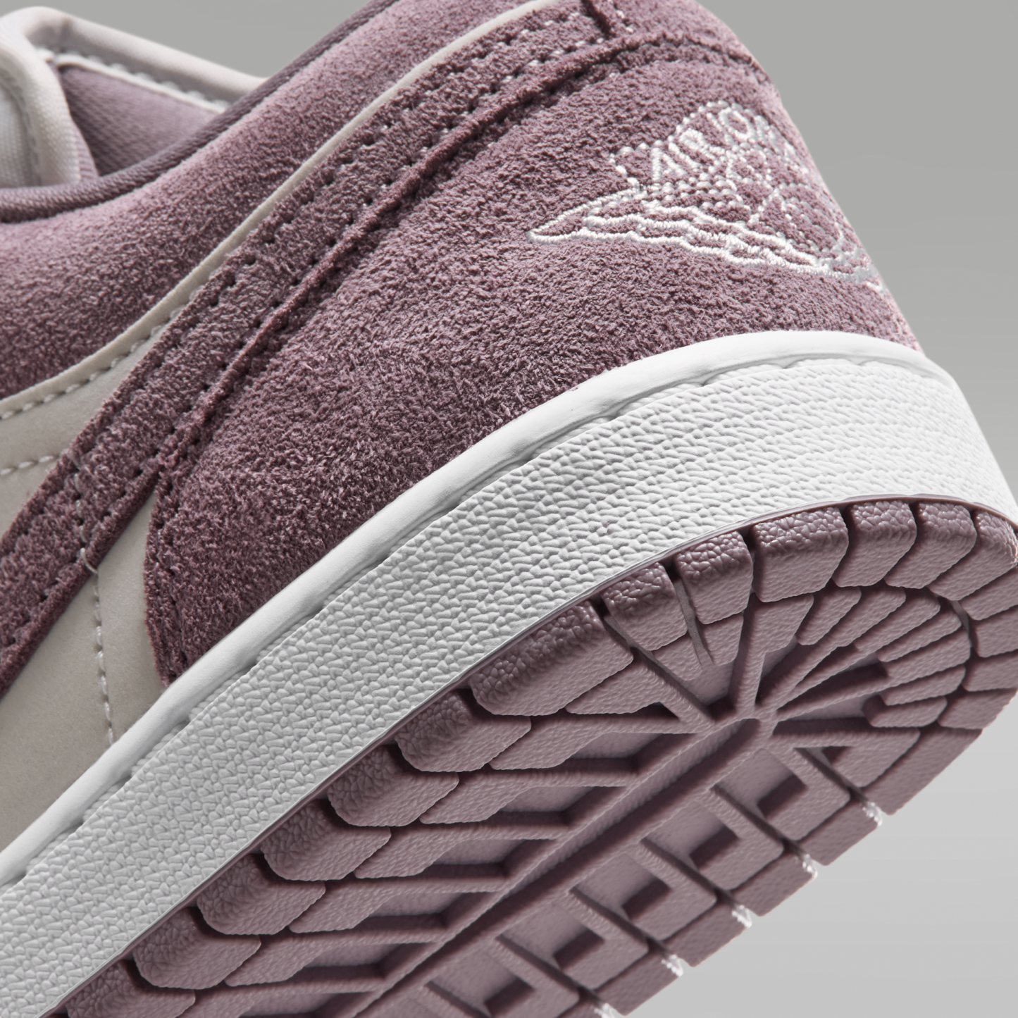 Air Jordan 1 Low - Swan/Purple Smoke/Λευκό - 8