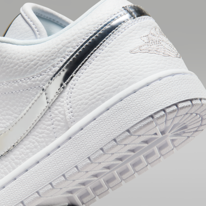 Air Jordan 1 Low SE - Λευκό/Λευκό/Metallic Silver/Λευκό - 8