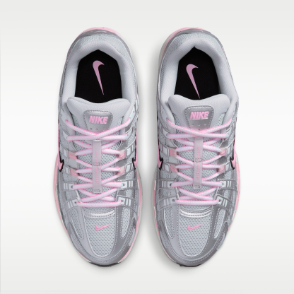 Nike P-6000 - Pure Platinum/Metallic Silver/Μαύρο/Pink Rise - 4