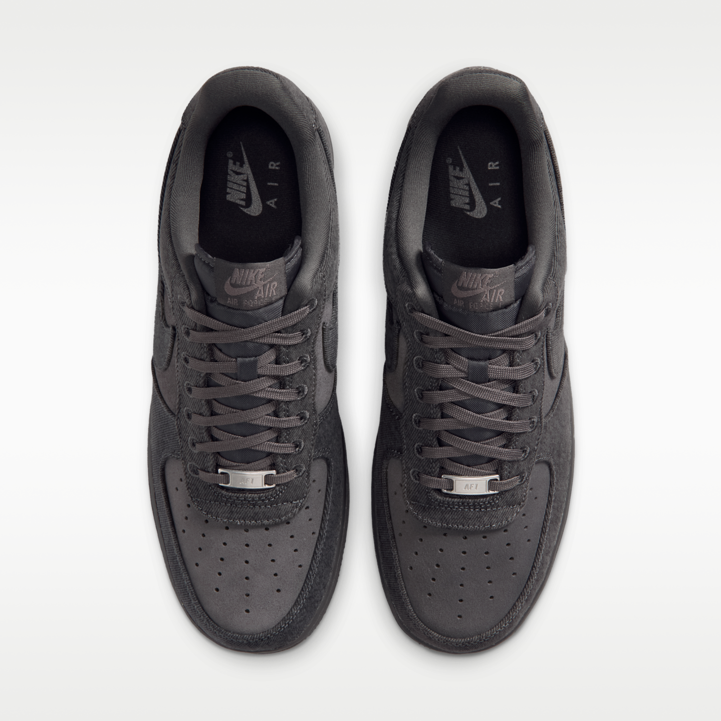 Air Force 1 '07 LV8 "Denim" - Anthracite/Medium Ash/Metallic Silver/Anthracite - 4