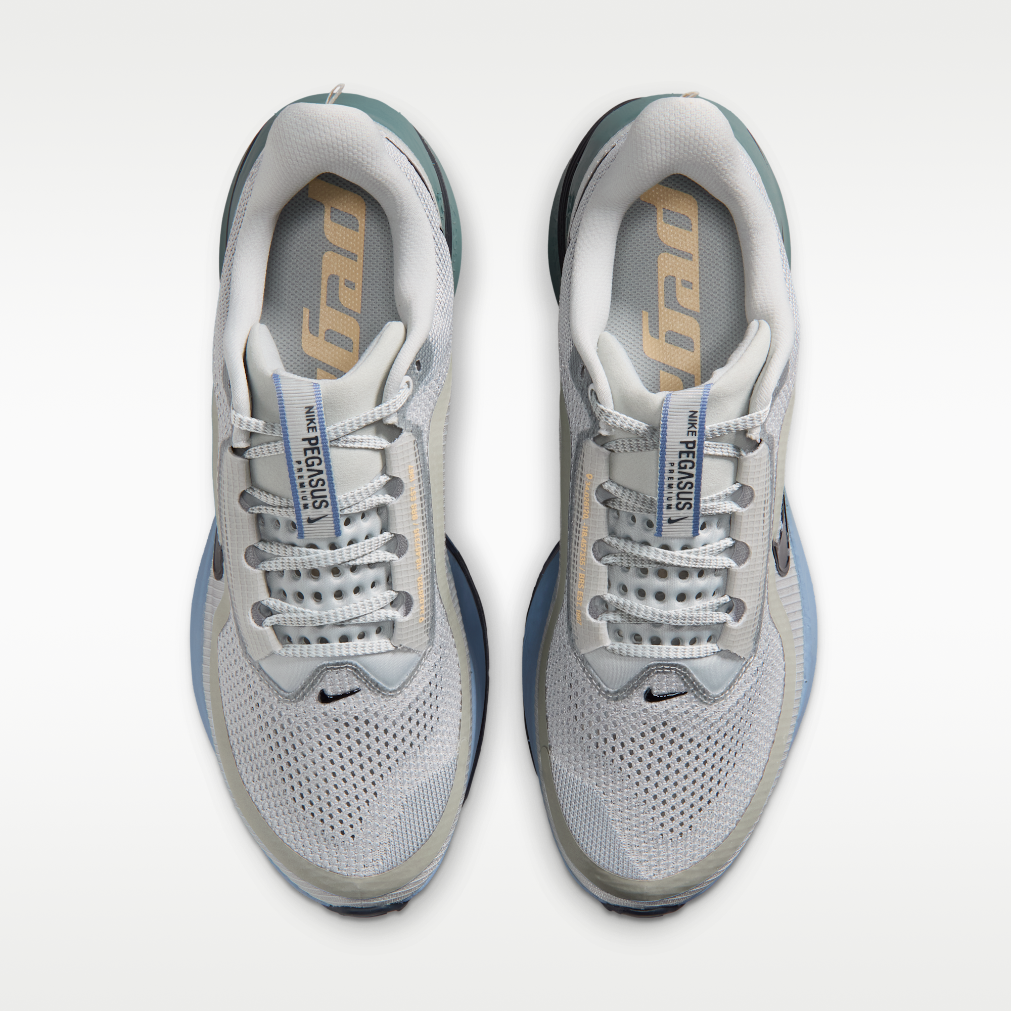 Nike Pegasus Premium - Grey Mist/Mineral Slate/Work Blue/Dark Obsidian - 4