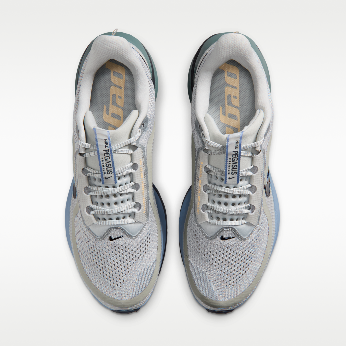 Nike Pegasus Premium - Grey Mist/Mineral Slate/Work Blue/Dark Obsidian - 4