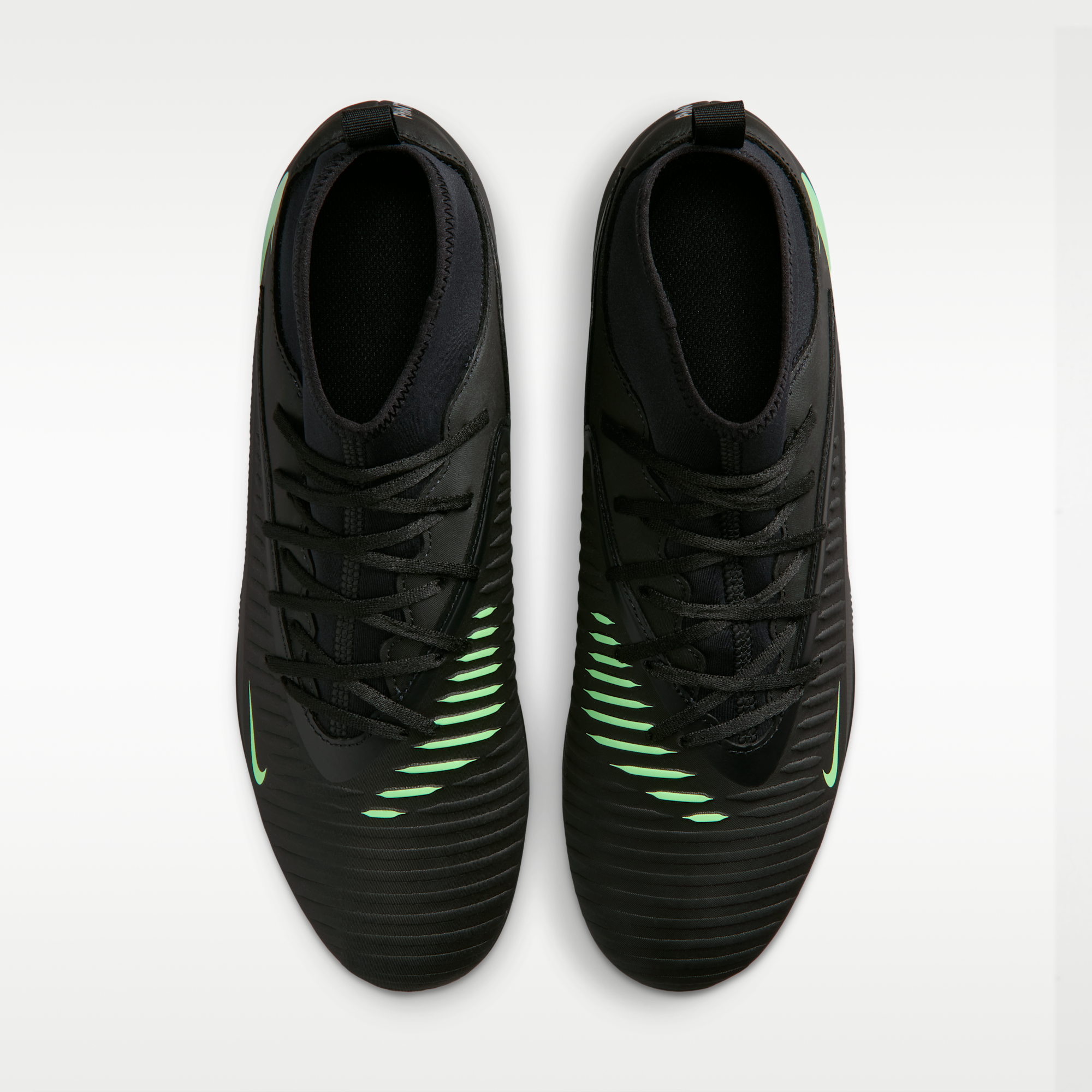 Nike Phantom 6 High Club - Μαύρο/Μαύρο/Illusion Green (HQ2275-001) - 4