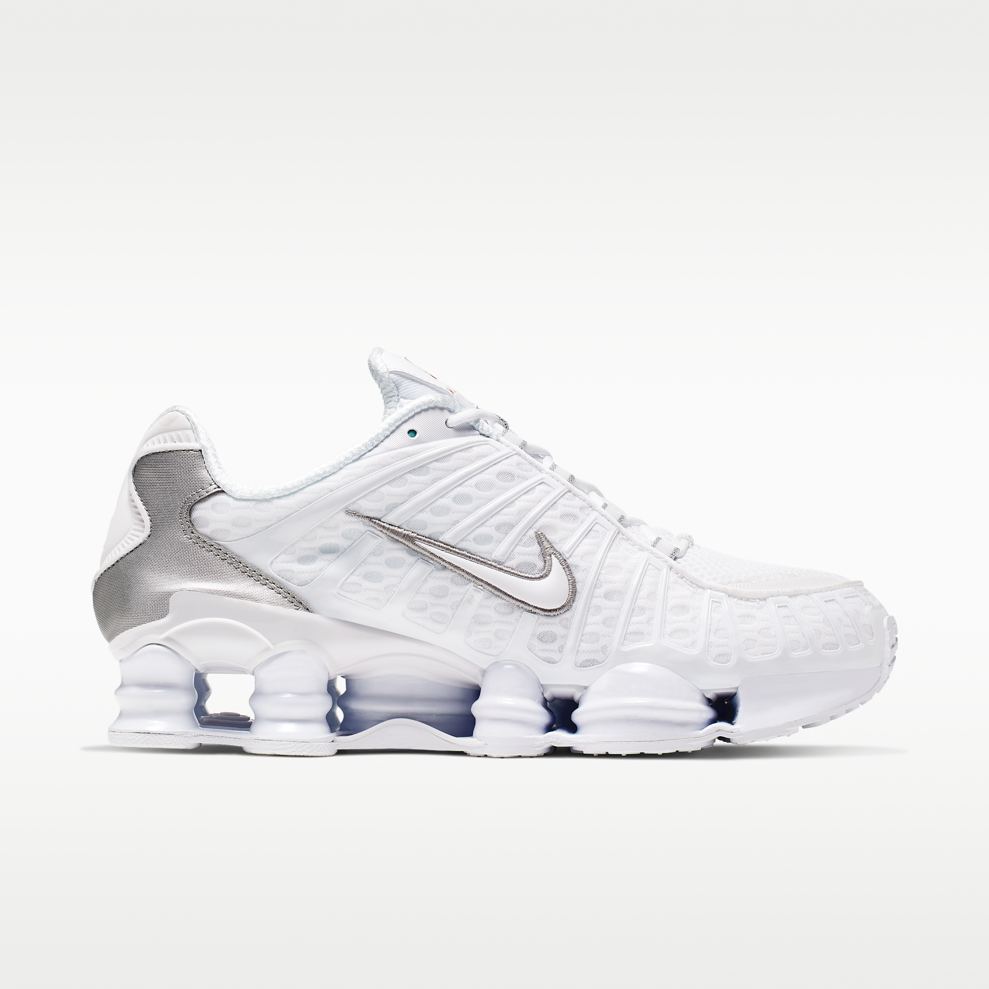 Nike Shox TL - Λευκό/Metallic Silver/Max Orange/Λευκό - 3