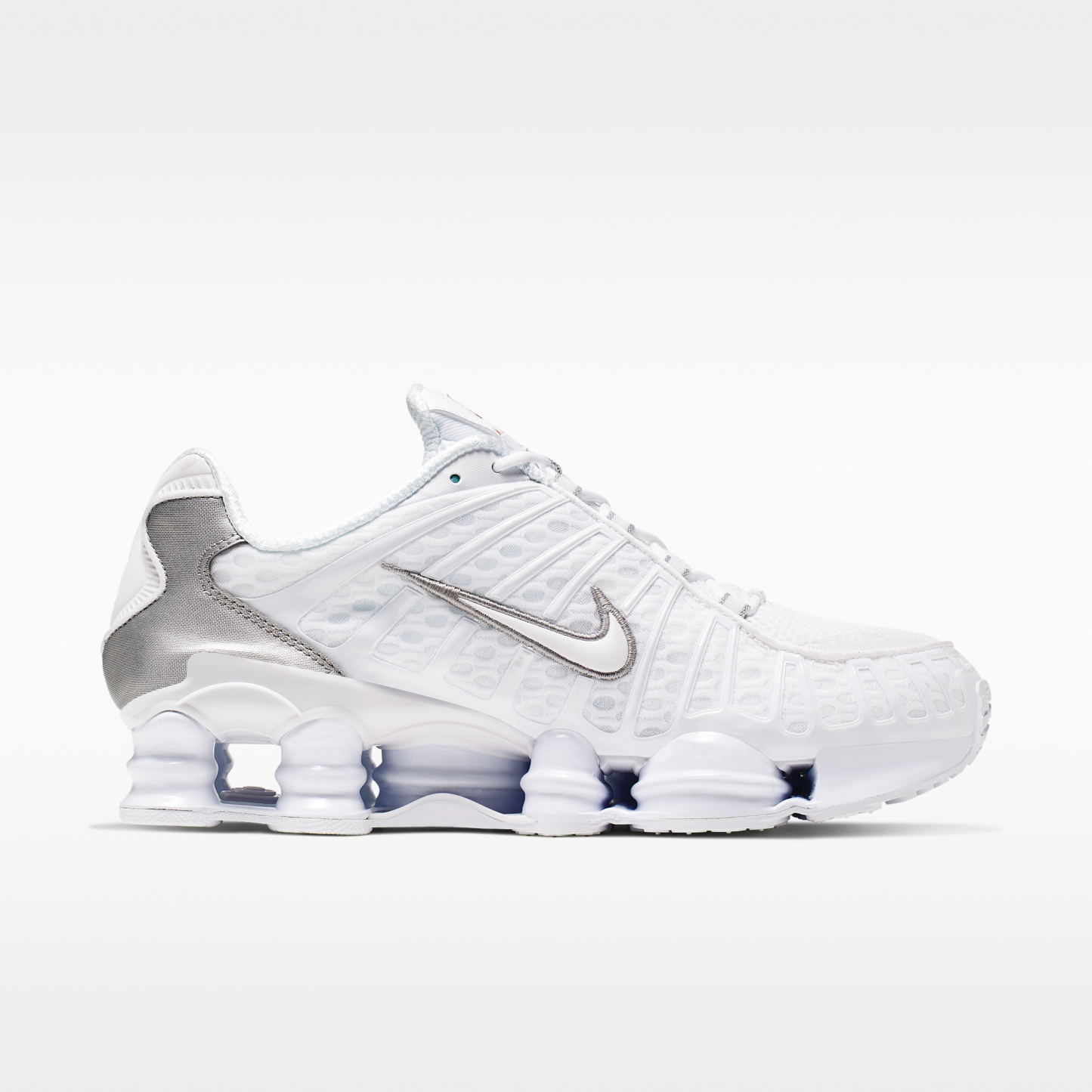 Nike Shox TL - Λευκό/Metallic Silver/Max Orange/Λευκό - 3