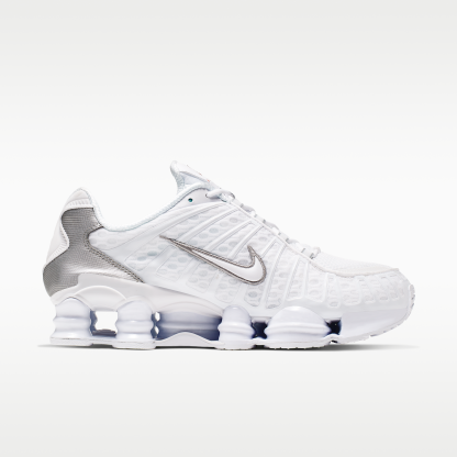 Nike Shox TL - Λευκό/Metallic Silver/Max Orange/Λευκό - 3