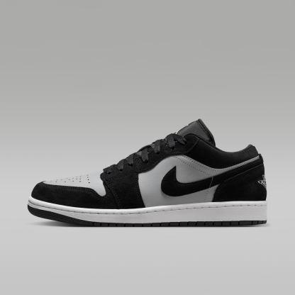 Air Jordan 1 Low - Μαύρο/Light Smoke Grey/Λευκό - 1