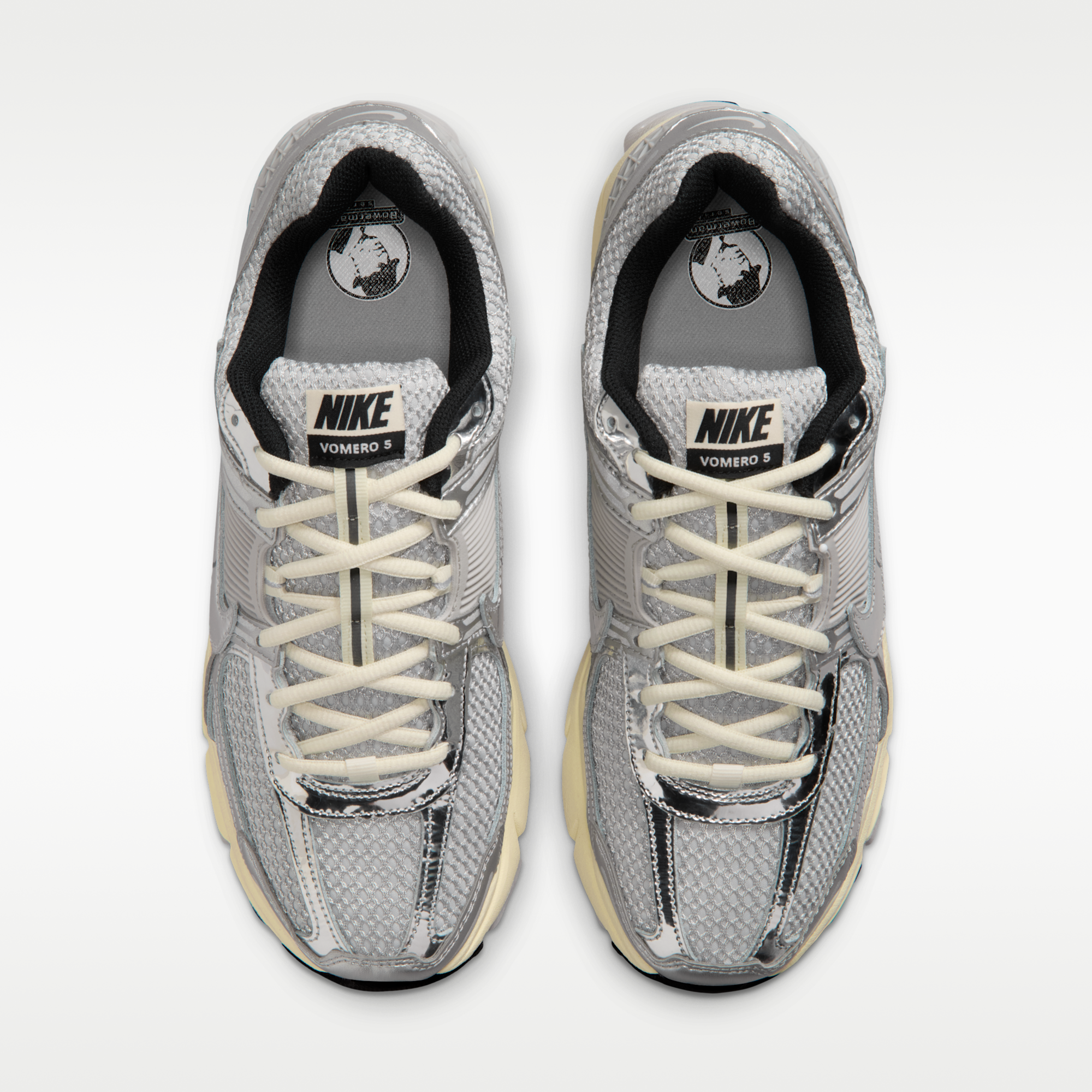 Nike Zoom Vomero 5 - Grey Fog/Metallic Silver/Coconut Milk/Chrome - 4