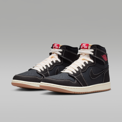 Air Jordan 1 Retro High OG Flight Club - Μαύρο/Sail/Gum Medium Brown/University Red - 5