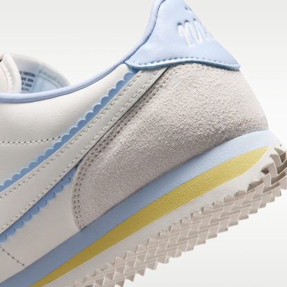 Nike Cortez Textile - Sail/Soft Yellow/Hydrogen Blue/Sail - 8